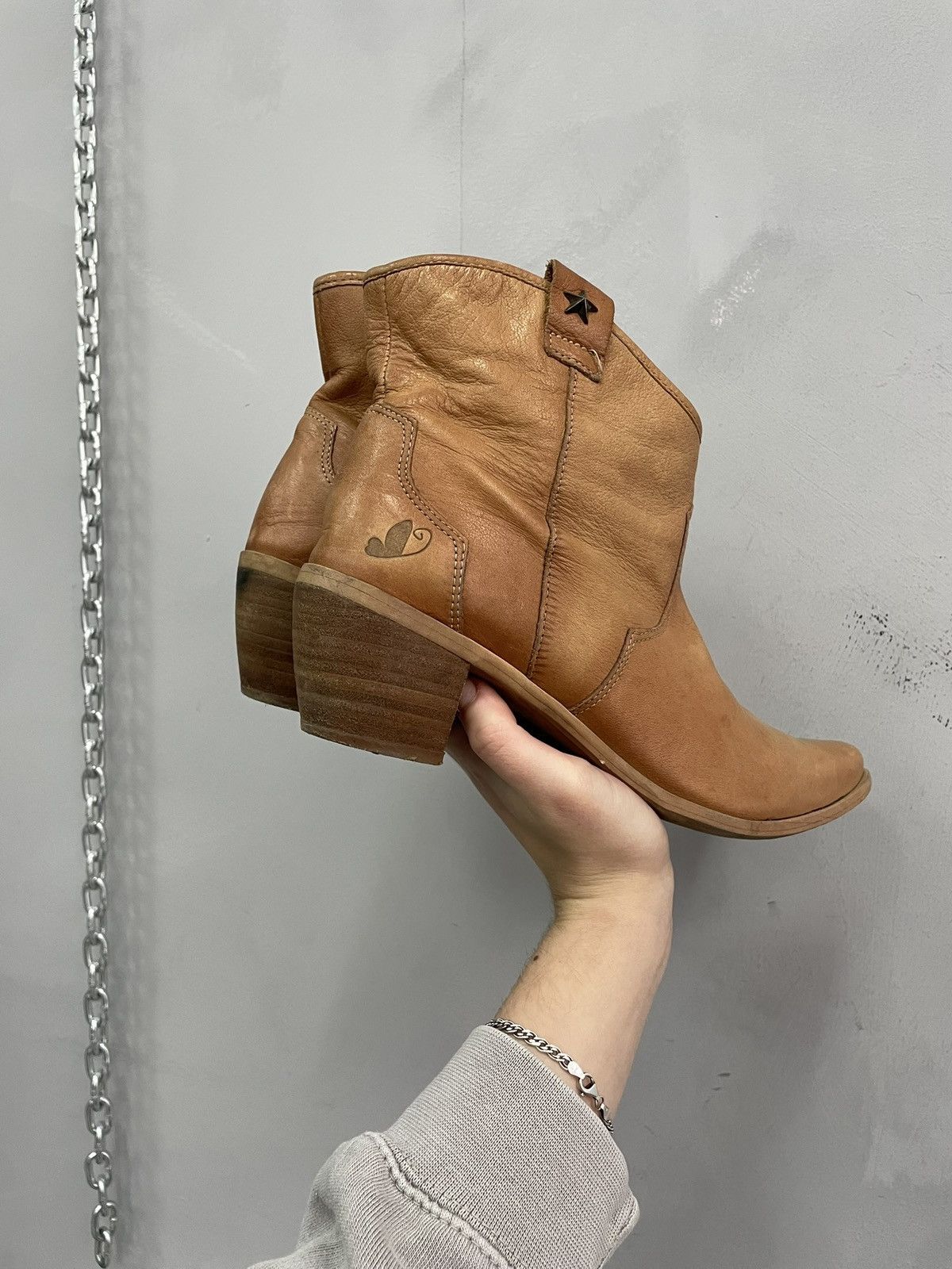 Western Rise Rare leather western boots guidi style 90s texas archive Size US 8 / EU 41 - 12 Thumbnail
