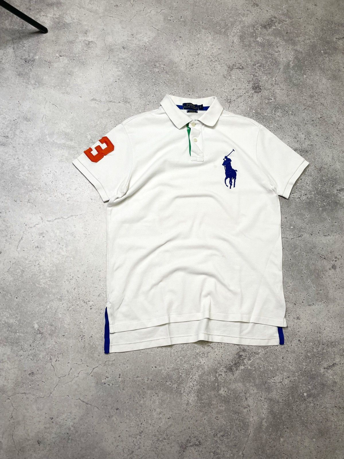 Polo Ralph Lauren Vintage Y2K Polo Ralph Lauren Big Logo Rugby Shirt Size US M / EU 48-50 / 2 - 2 Thumbnail