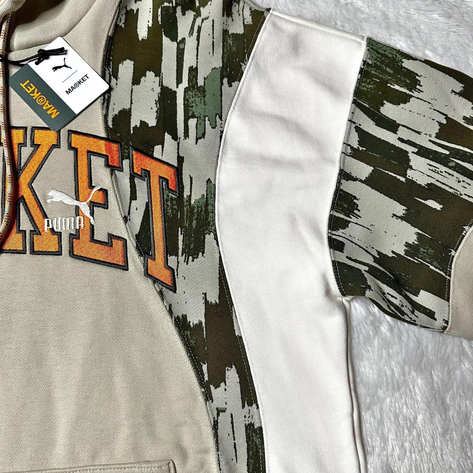 Market × Puma NWT Market X Puma Rare Camo Logo Hoodie Tan Men’s S Size US S / EU 44-46 / 1 - 6 Thumbnail