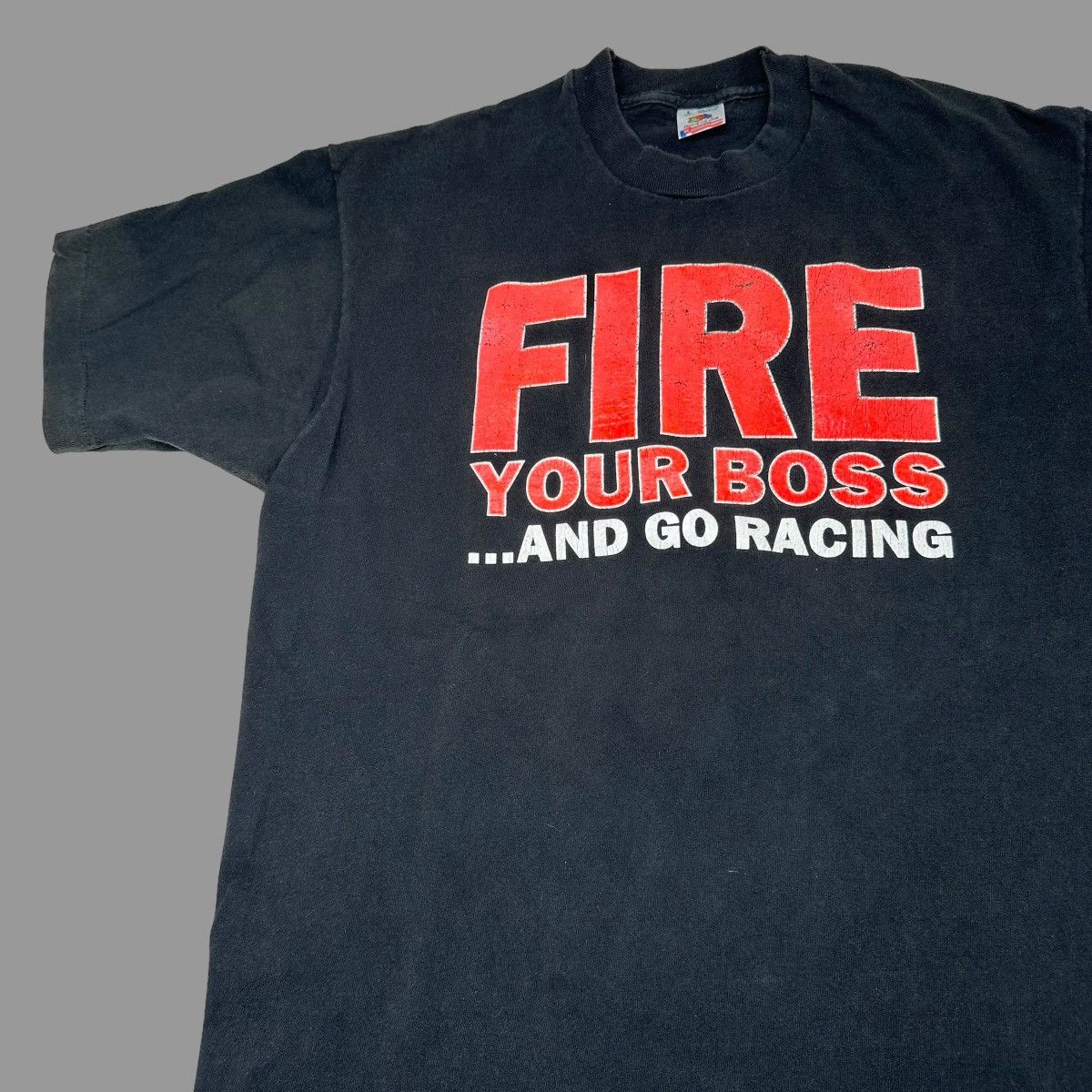 Vintage Vintage 1990s racing T-shirt Size US L / EU 52-54 / 3 - 2 Thumbnail