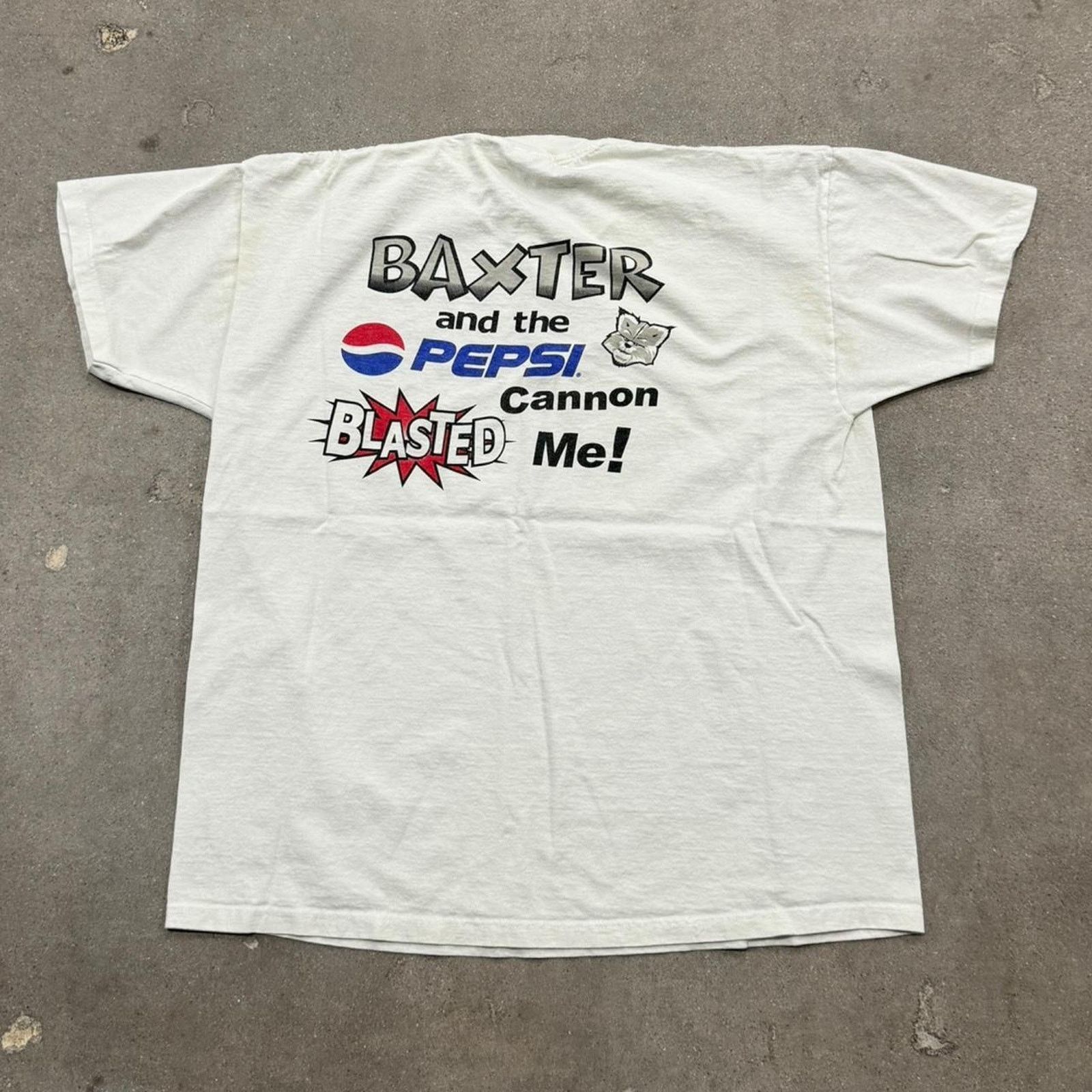 Vintage Vintage Baxter Pepsi Tee Size US XL / EU 56 / 4 - 1 Thumbnail