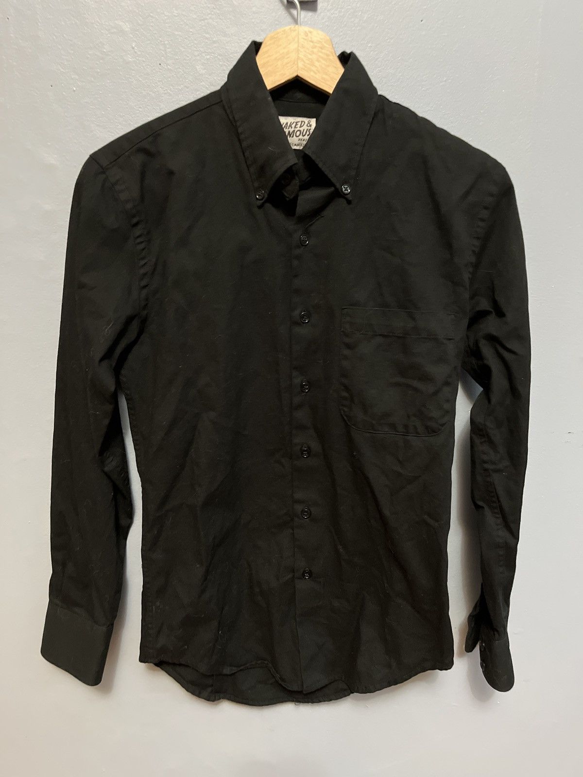 Naked & Famous Naked and Famous black Oxford Size US XS / EU 42 / 0 - 1 Thumbnail