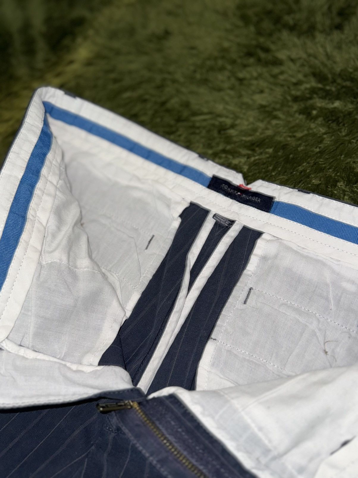 Tommy Hilfiger [33] tommy hilfiger USA stripe washed cotton trouser chino Size US 33 - 4 Thumbnail