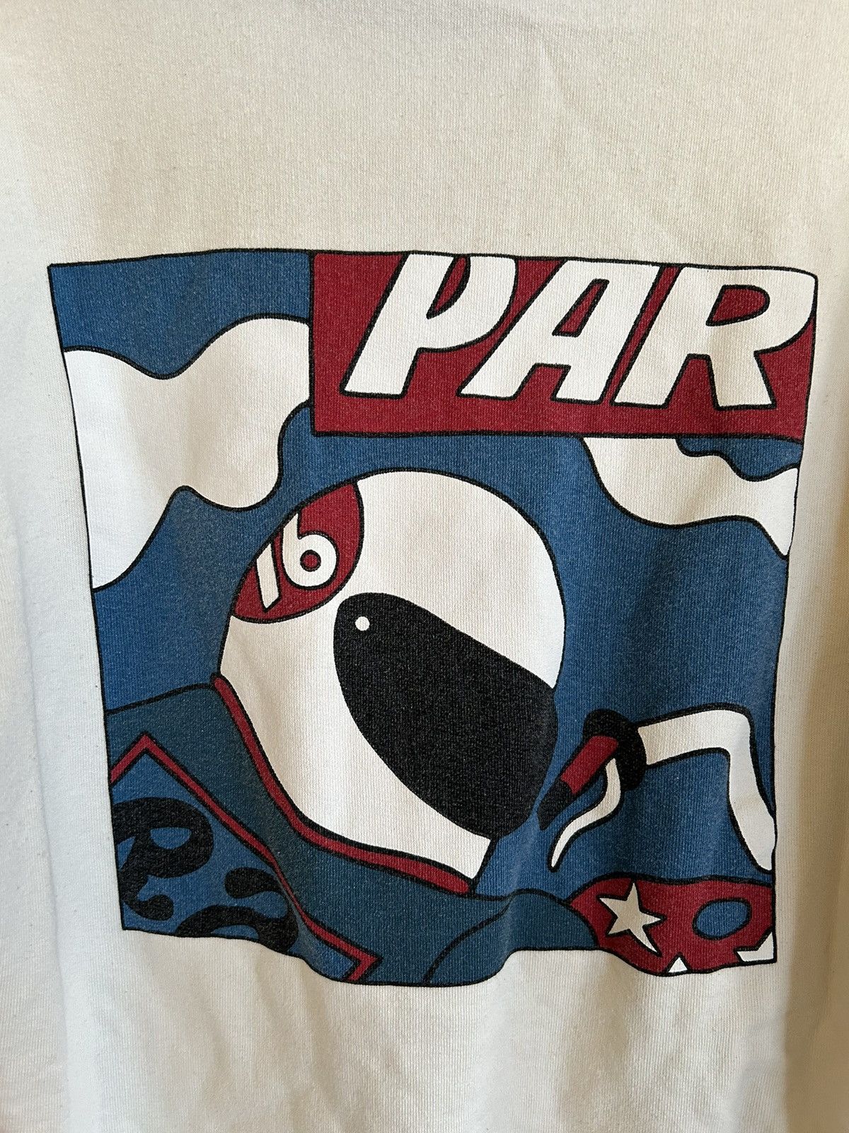By Parra × Parra Parra hoodie in off white with fun artwork on back Size US M / EU 48-50 / 2 - 3 Thumbnail