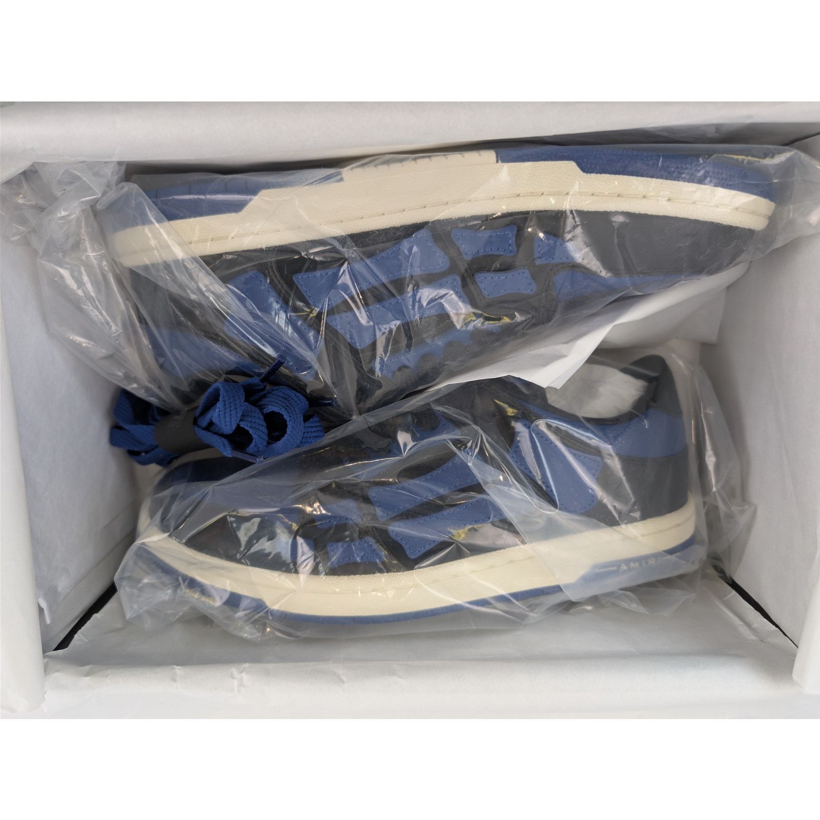 Amiri o1rshd1 Q:2 / Skeleton Top Low Sneakers in True Blue Size US 10 / EU 43 - 17 Thumbnail