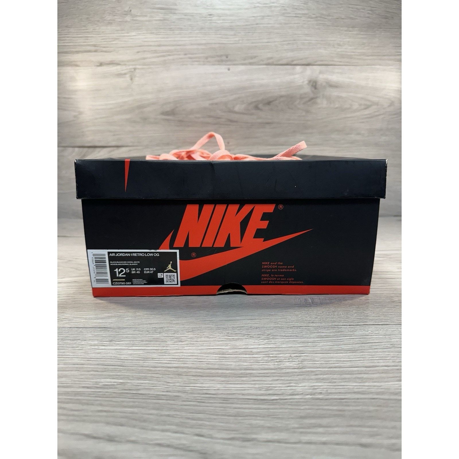 Jordan Brand Jordan 1 Low OG Bleached Coral - Size 12.5 Size US 12.5 / EU 45-46 - 8 Thumbnail