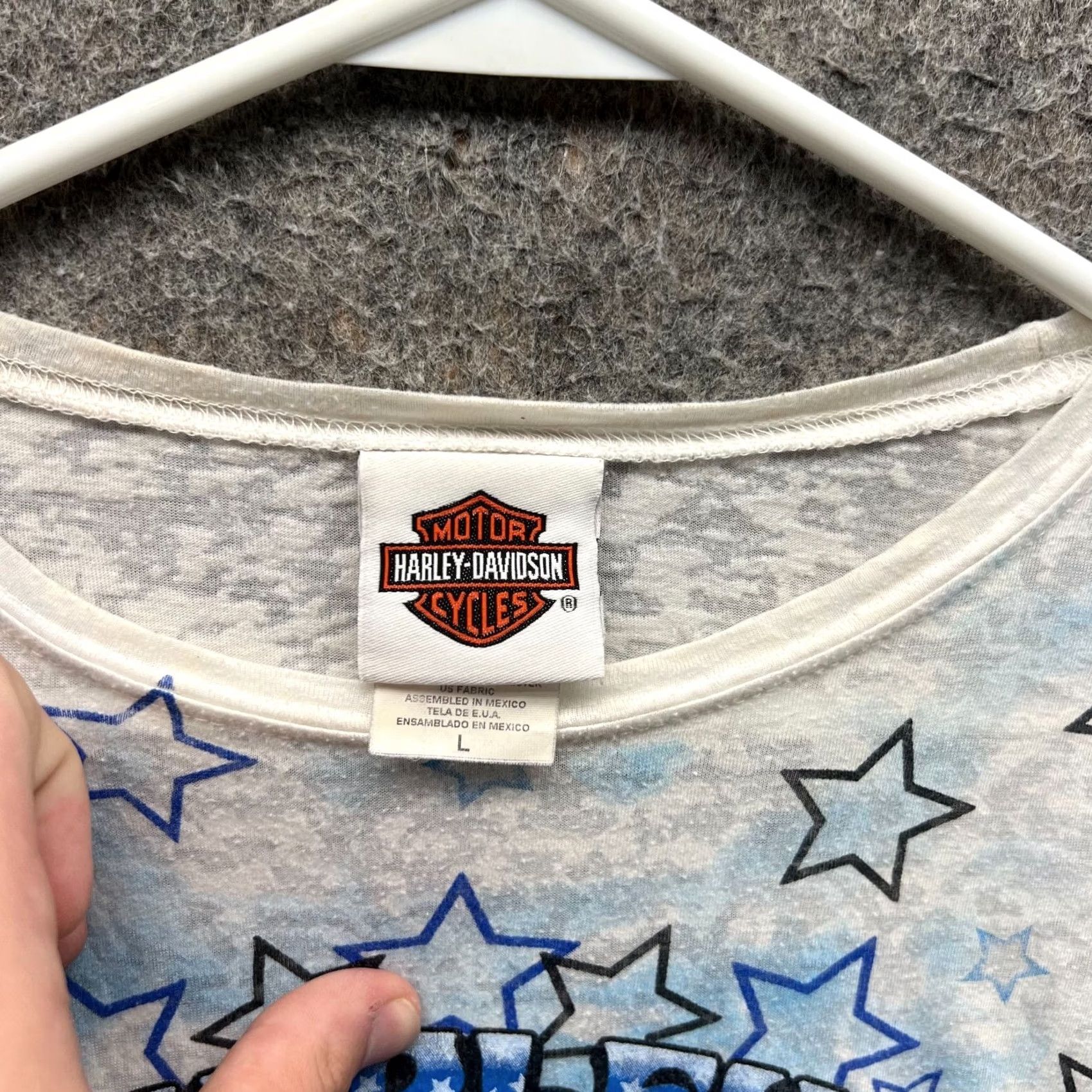 Harley Davidson VINTAGE Harley-Davidson Shirt Womens Large Tan USA Harley-Davidson Shirt Womens Large Tan USA Size L / US 10 / IT 46 - 7 Thumbnail