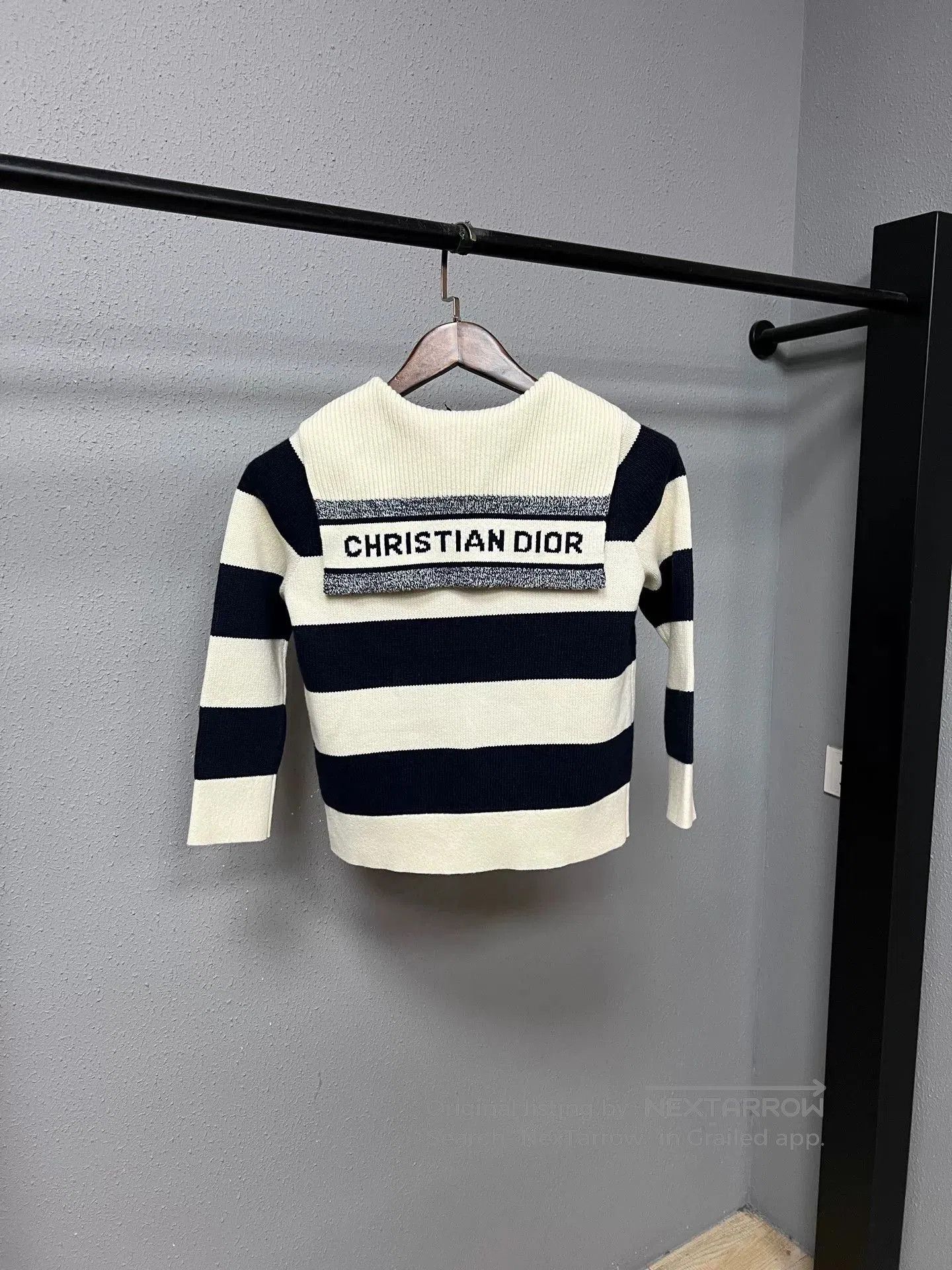 Dior Dior Black and White Striped Knit Sweater. Size S / US 4 / IT 40 - 1 Thumbnail