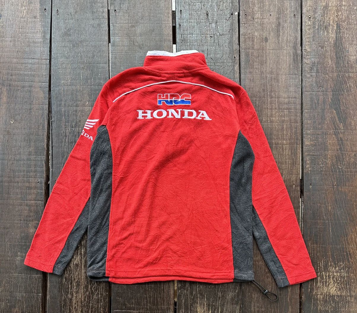 Honda × Japanese Brand Honda Hrc Fleece Half Zipper Size US M / EU 48-50 / 2 - 2 Thumbnail