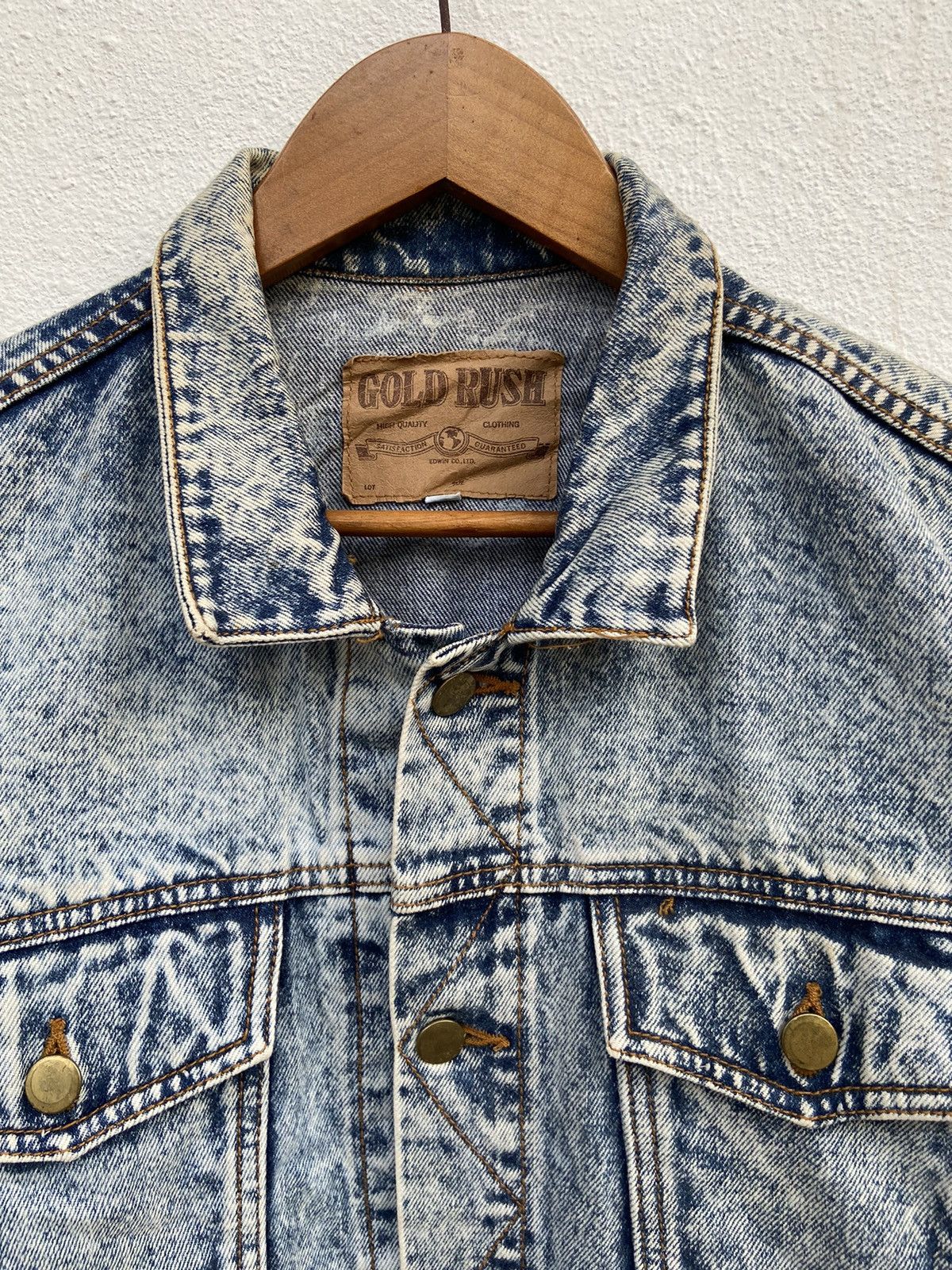 Edwin Vintage Gold Rush X Edwin trucker jacket acid wash Size US M / EU 48-50 / 2 - 4 Thumbnail