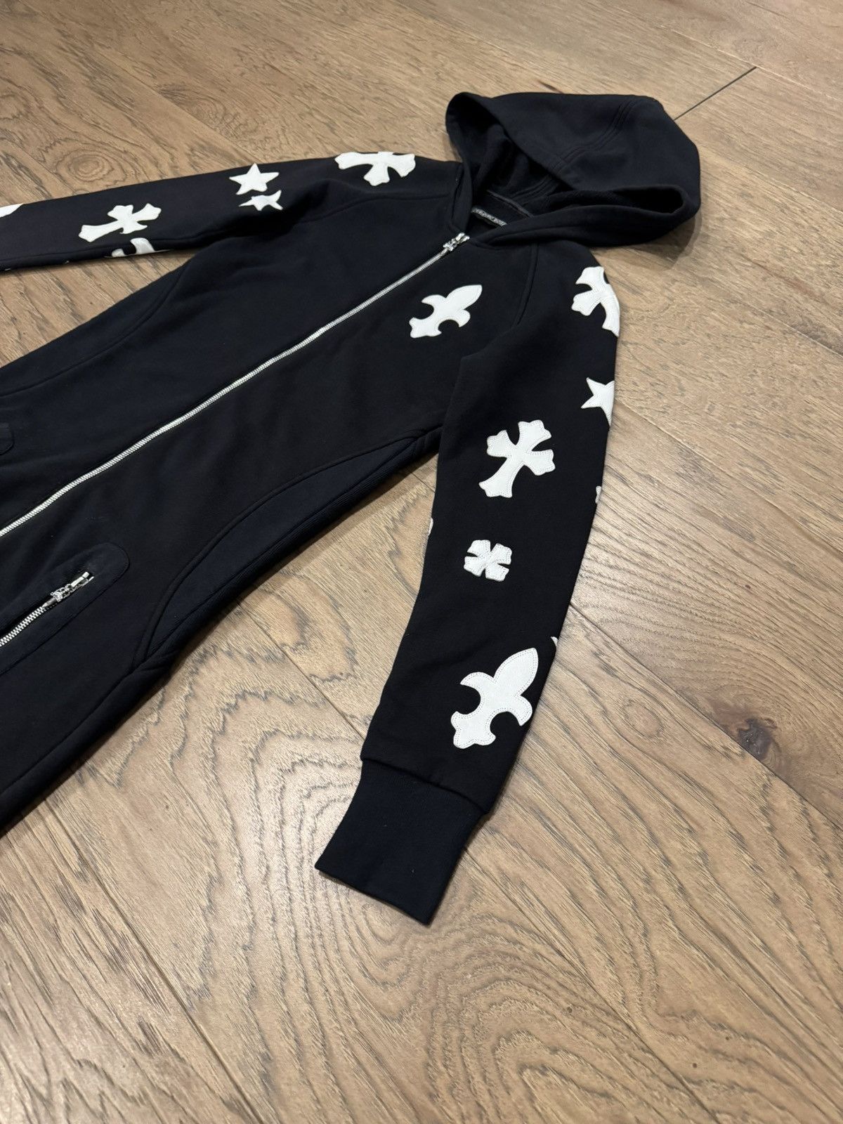 Chrome Hearts Chrome Hearts Multi Motif Leather Patch Onesie Jumpsuit Size US S / EU 44-46 / 1 - 6 Thumbnail