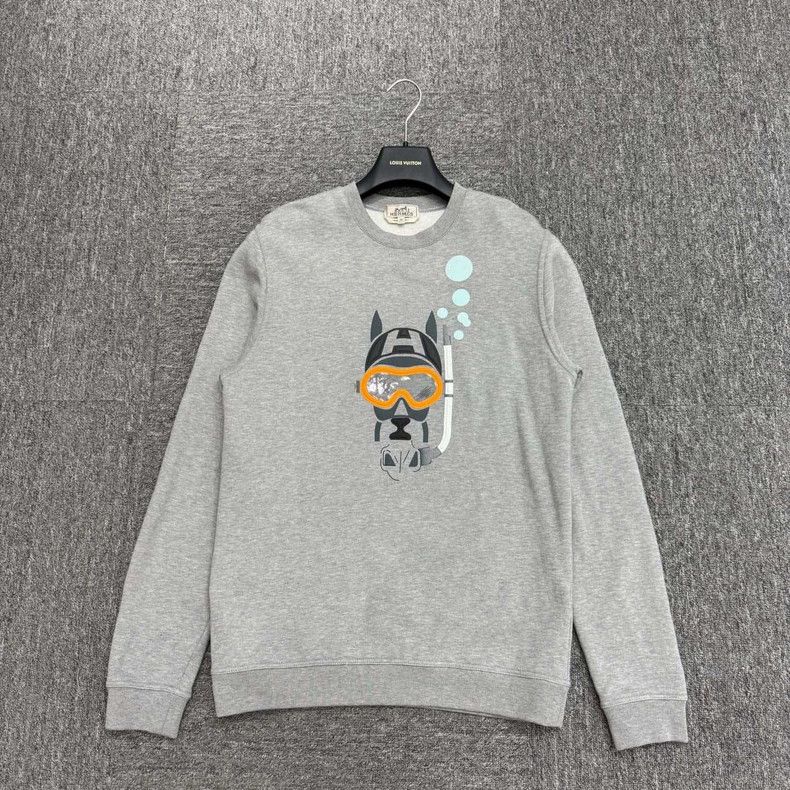 Hermes Hermes Embroidered Pattern Sweatshirt - dmc Size US M / EU 48-50 / 2 - 1 Thumbnail