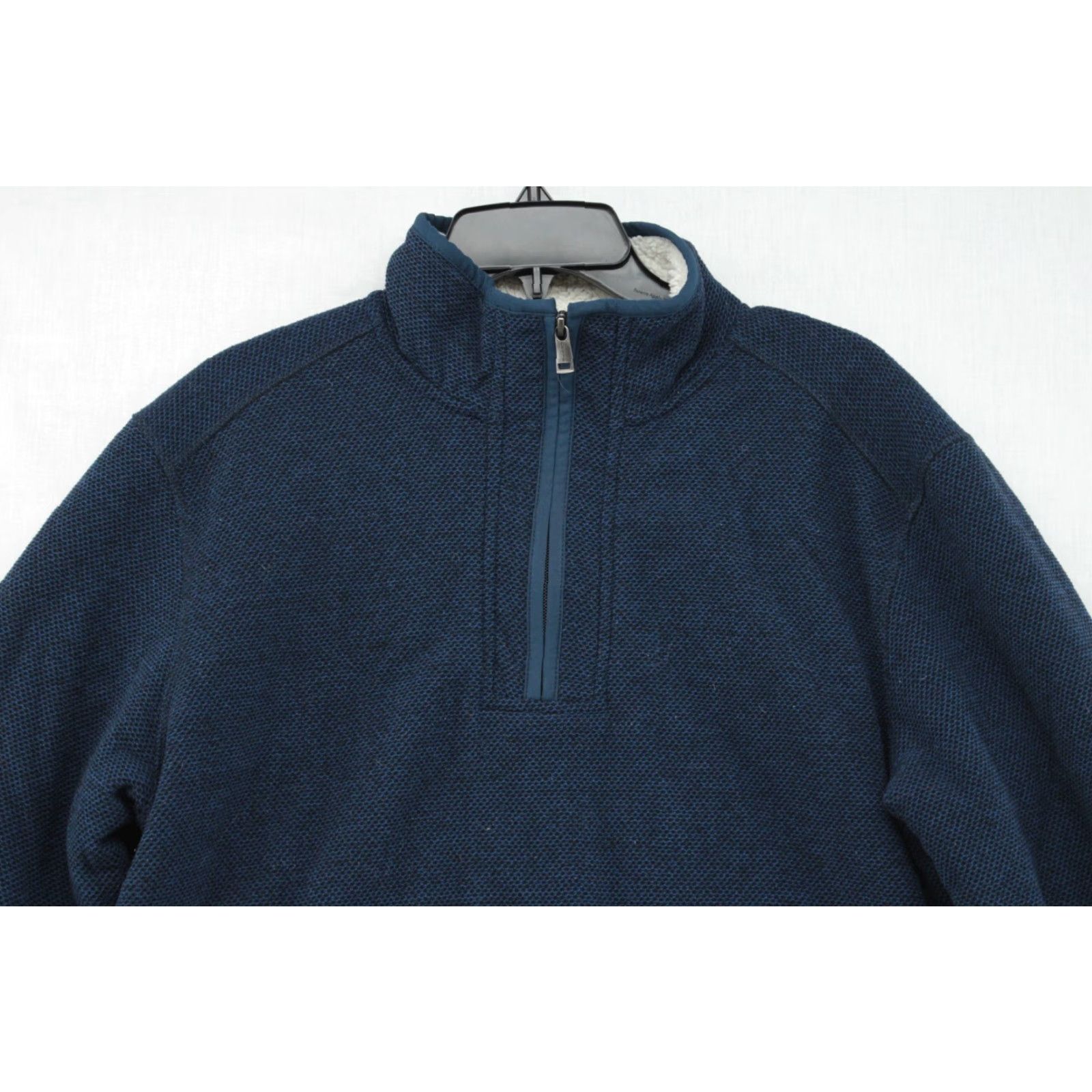 Orvis Orvis XL Blue Quarter Zip Pullover Sweater Men’s Classic Collection Sherpa Lined Knit Pullover 1/4 Zip Heavyweight Pockets Mock Neck Button? Size US M / EU 48-50 / 2 - 2 Thumbnail