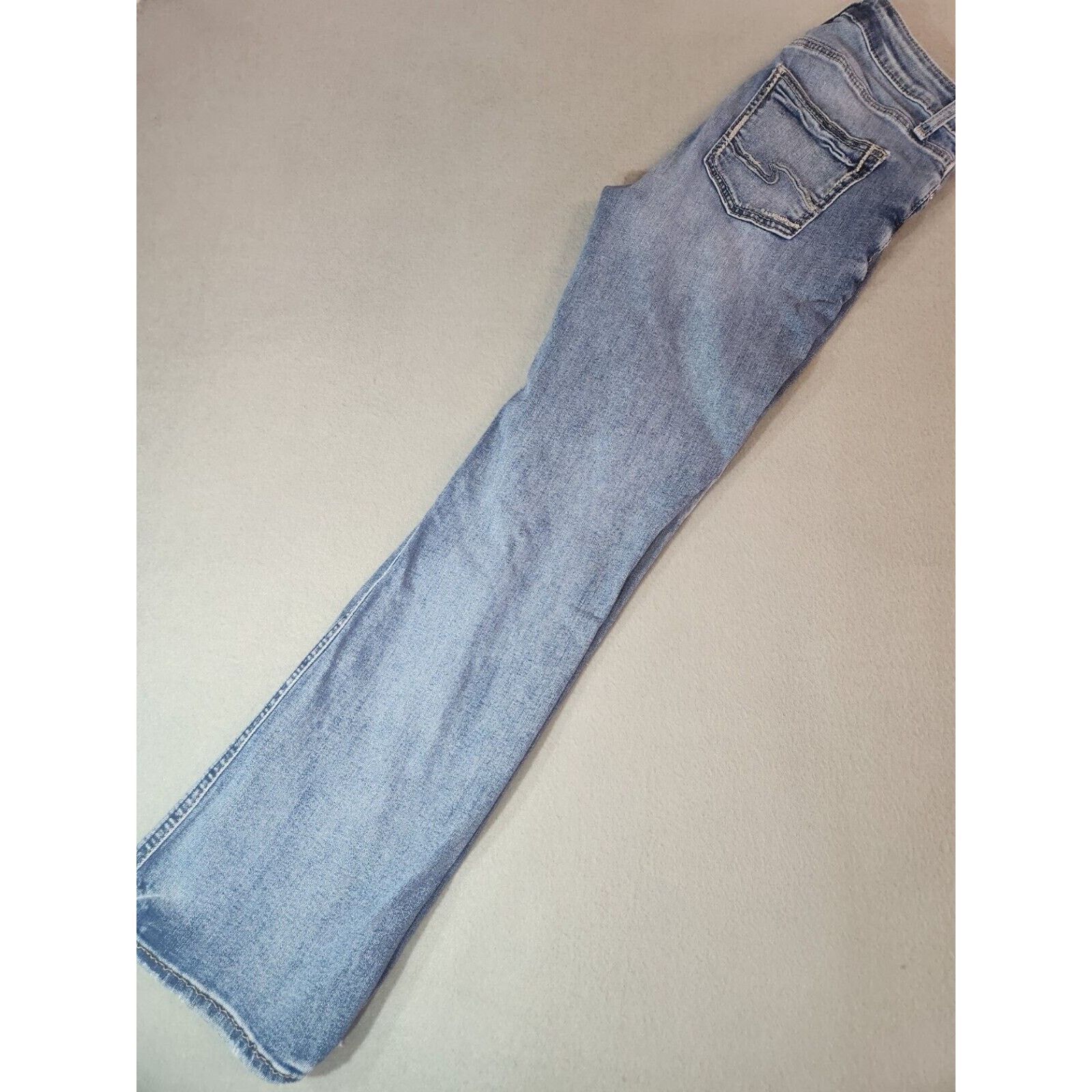 Silver Jeans Co. Silver Jeans Company Avery Slim Boot Mid Rise Jeans 29 x 31 Size 29" - 3 Thumbnail