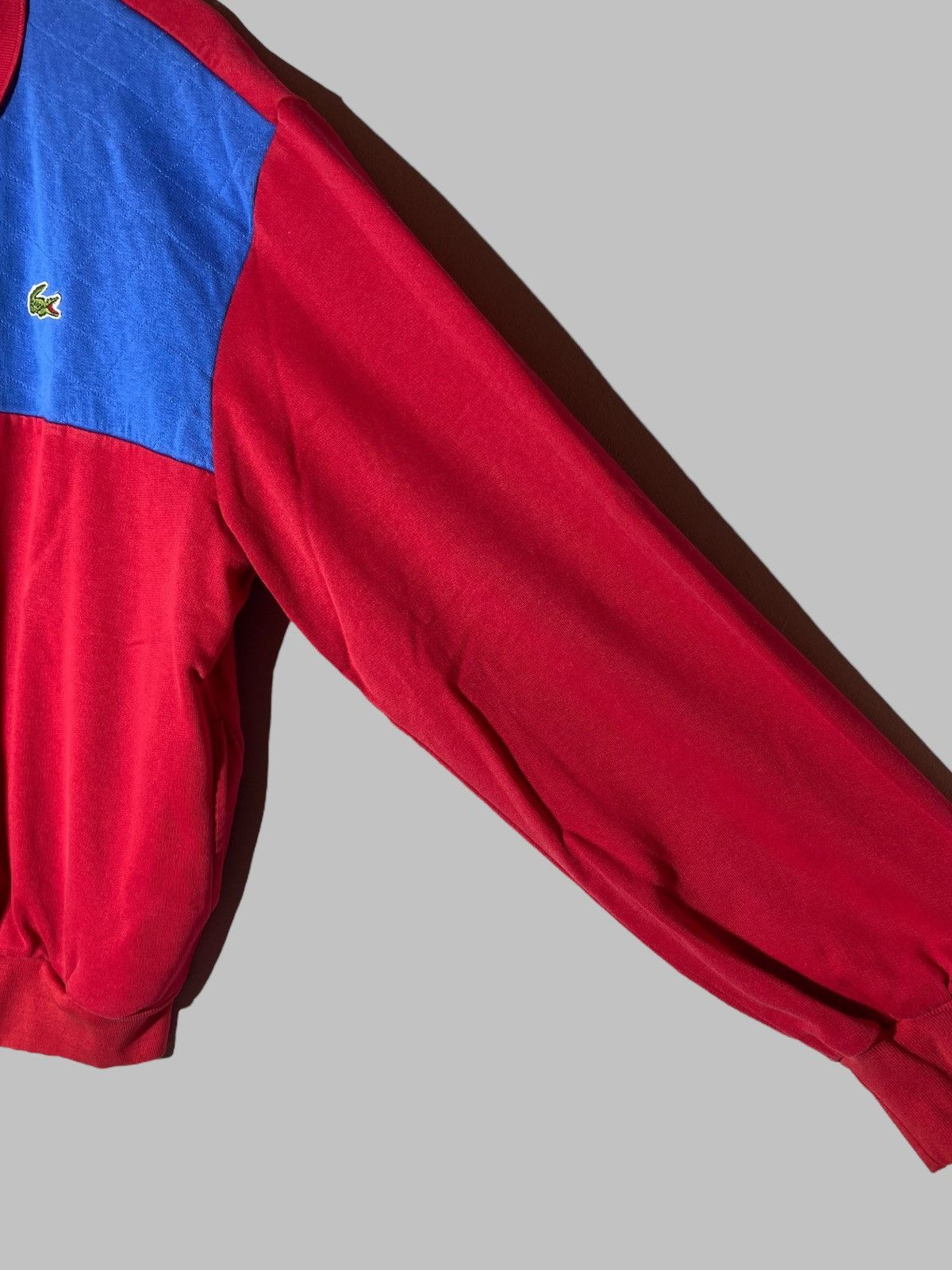 Lacoste Vintage 90s Lacoste Rare Collared Sweatshirt Size US L / EU 52-54 / 3 - 10 Thumbnail
