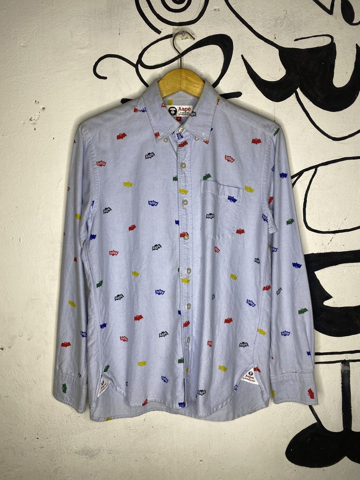 Aape Aape shirt oxford Size US M / EU 48-50 / 2 - 1 Thumbnail