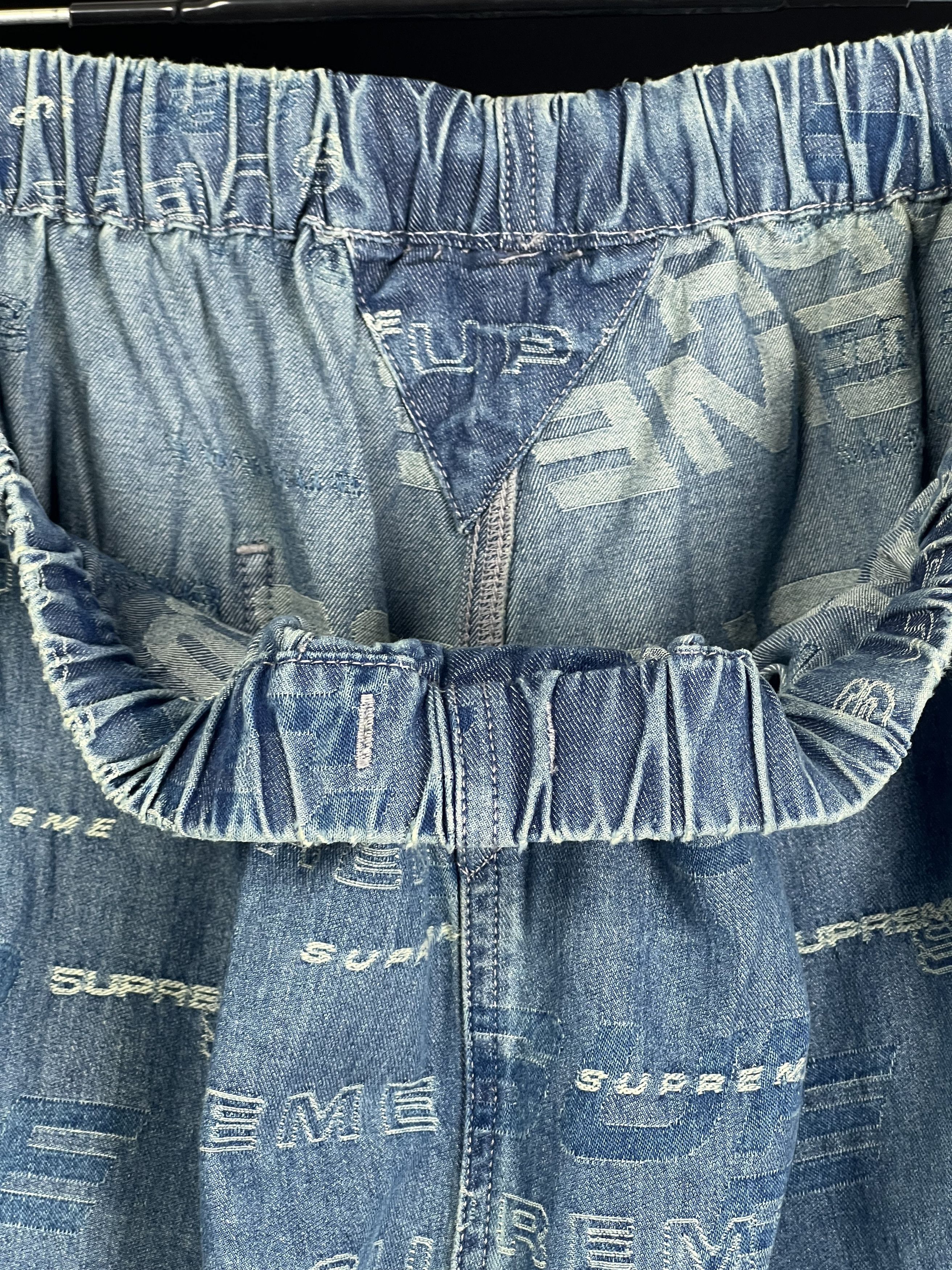 Supreme DIMENSIONS LOGO DENIM SKATE PANT Size US 30 / EU 46 - 6 Thumbnail