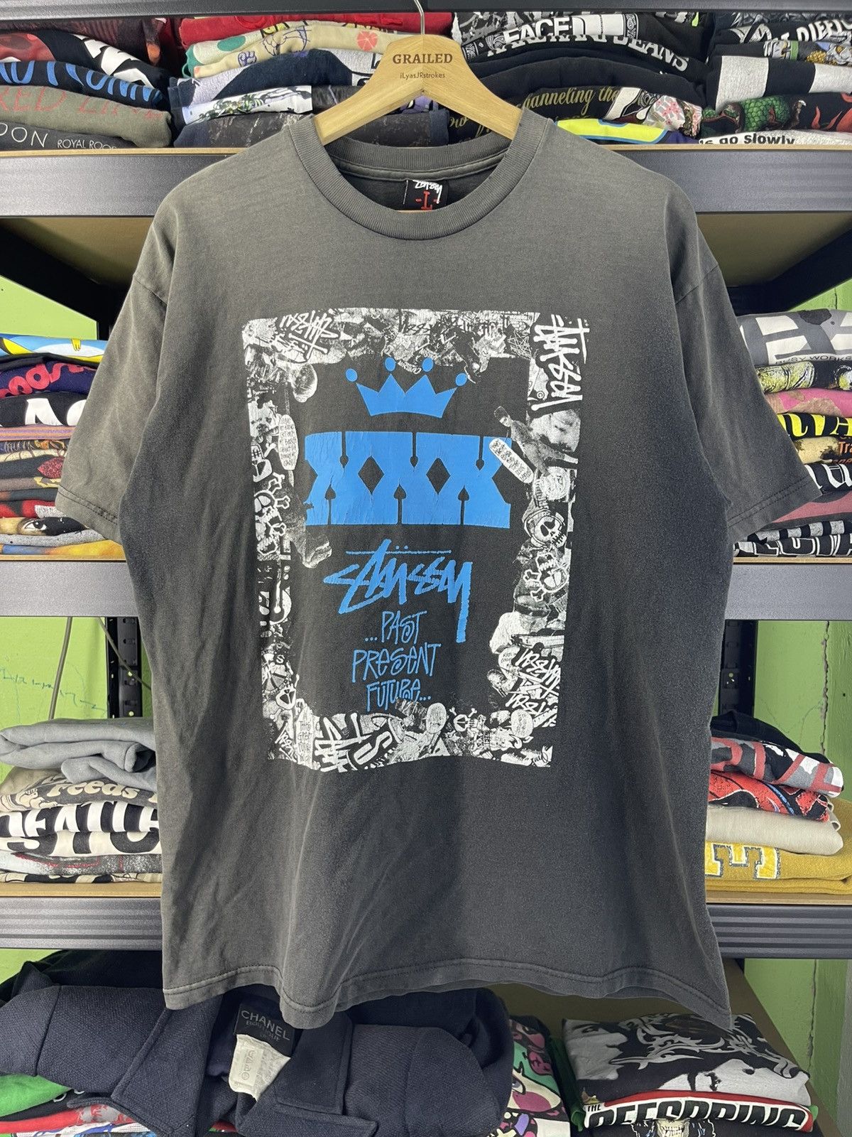 Stussy Thrashed Vintage Stüssy "XXX" 30th Anniversary T-shirt Size US L / EU 52-54 / 3 - 4 Thumbnail