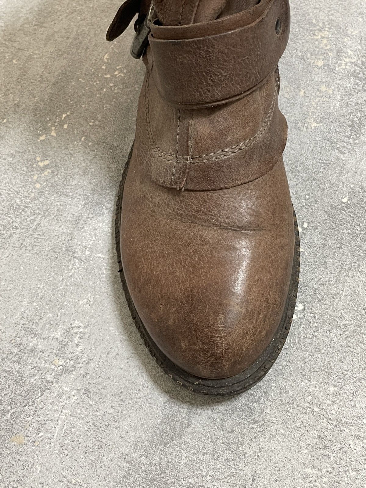 A.S.98 A.S.98 Vintage Revolution Ankle Zip Patchwork Leather Boots Size US 9 / IT 39 - 11 Thumbnail