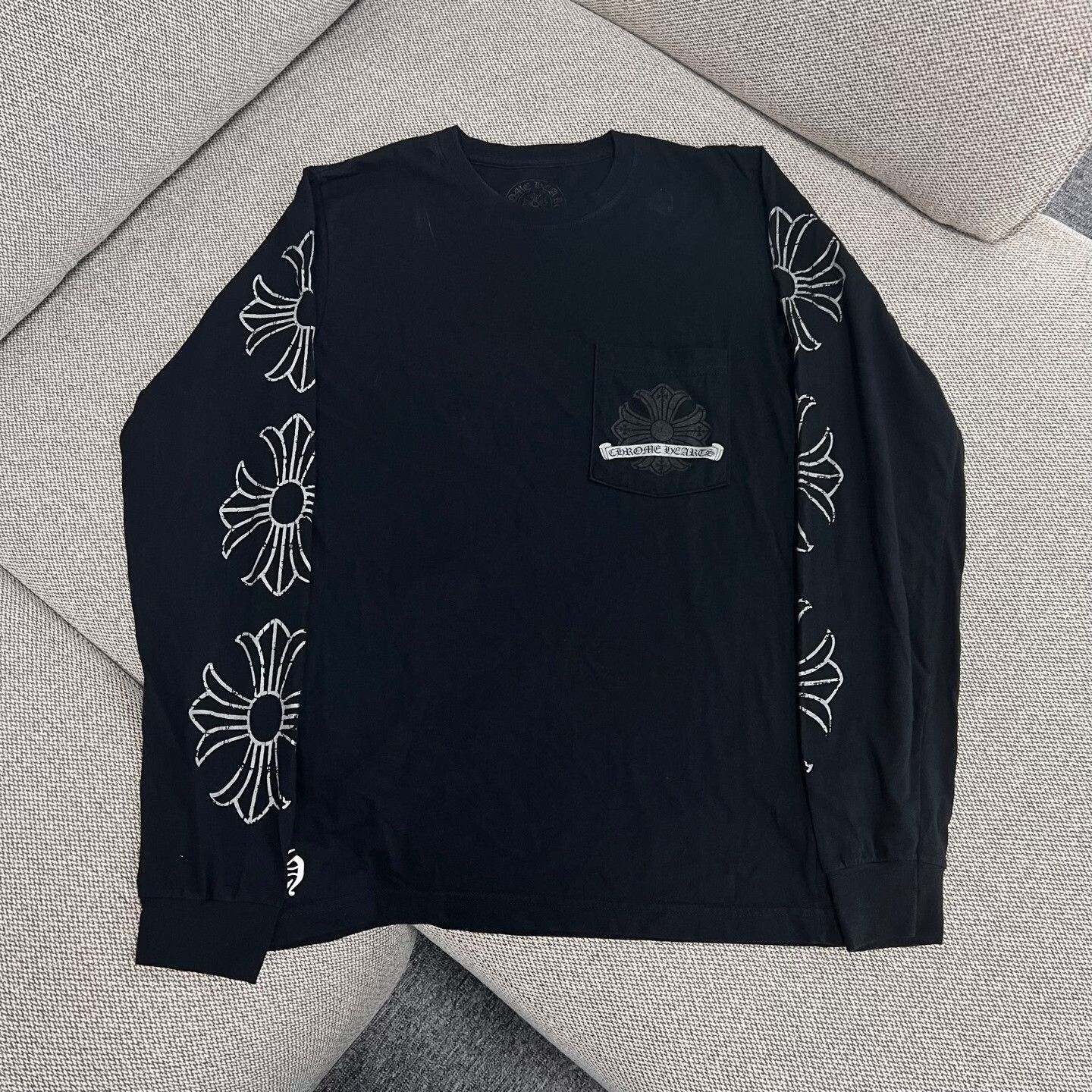 Chrome Hearts Chrome Hearts Printed Silver T-Shirt S Men Size US S / EU 44-46 / 1 - 1 Thumbnail
