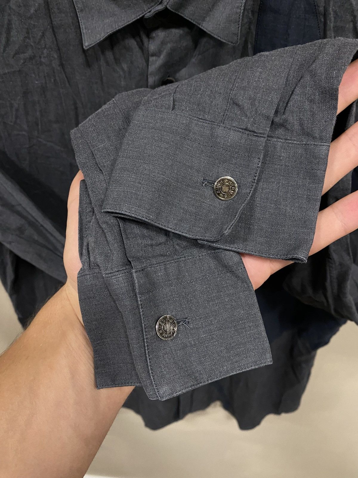 Hermes Hermes Logo Shirt Buttons Up Size US M / EU 48-50 / 2 - 8 Thumbnail