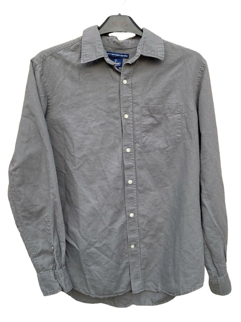 Old Navy Old Navy Men Grey Shirt Long Sleeve Button-Up Size Medium Size US M / EU 48-50 / 2 - 1 Thumbnail