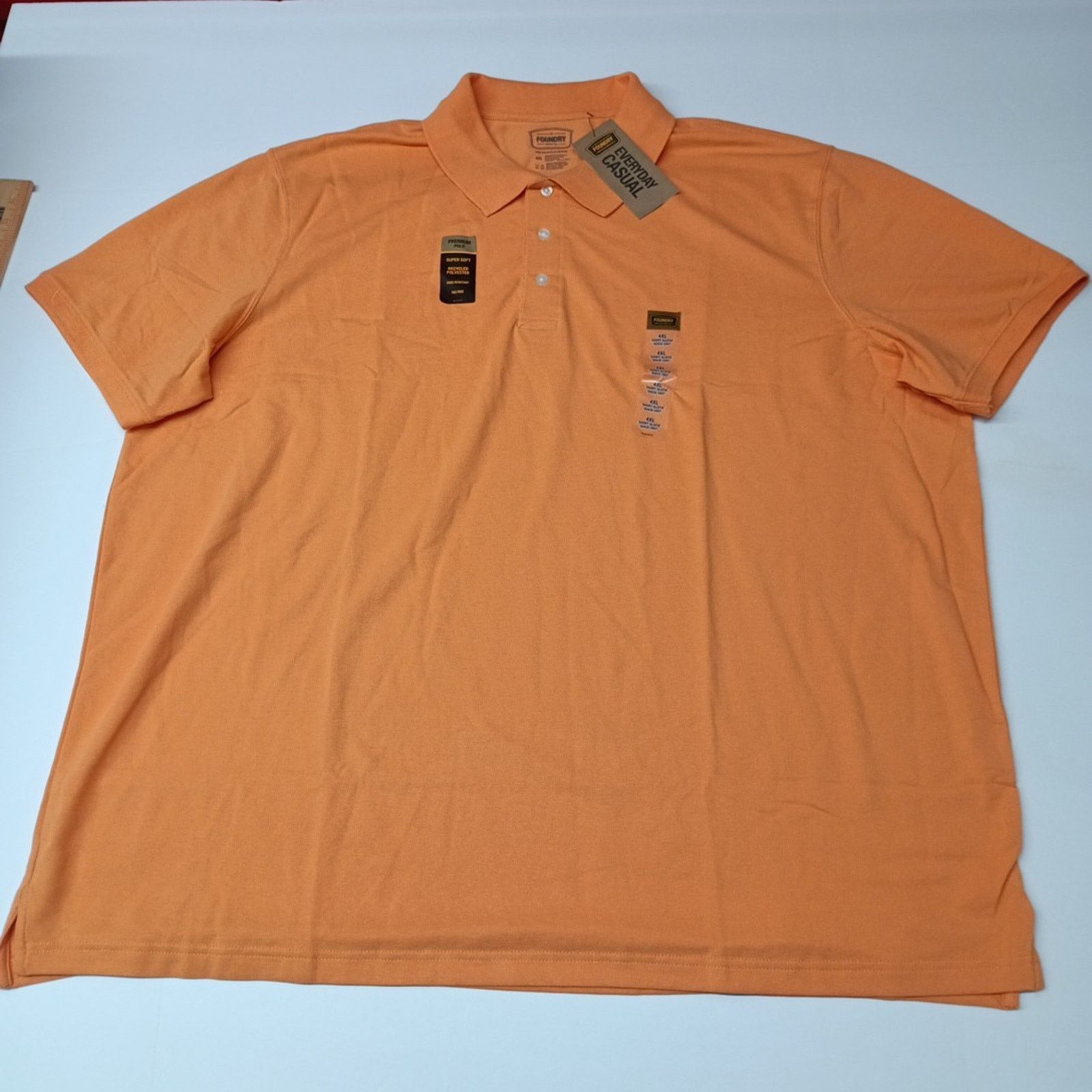 Other The Foundry Supply Co. Polo Shirt Men's 4XL Orange Quick Dri Size US XXL / EU 58 / 5 - 1 Thumbnail