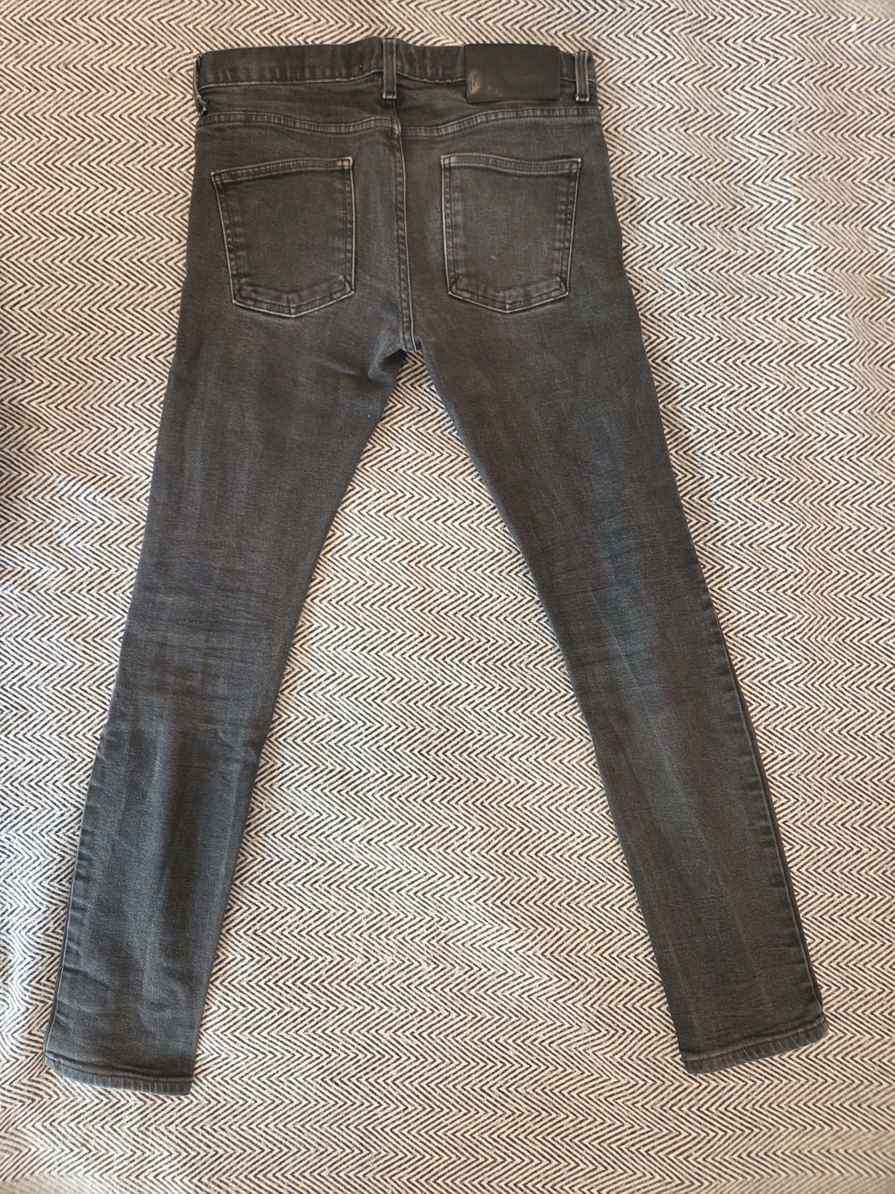 Naked & Famous Ash Black Stretch Size US 33 - 2 Thumbnail