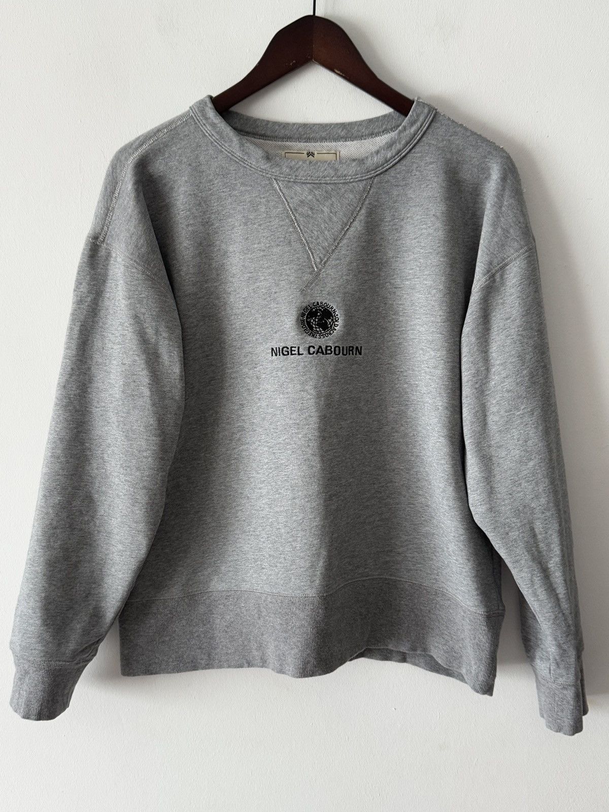Nigel Cabourn 🔥🔥 Nigel Cabourn Globe Logo Sweatshirt Size US M / EU 48-50 / 2 - 1 Thumbnail