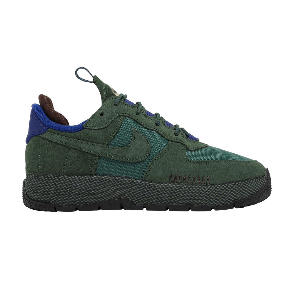 image of Nike Wmns Air Force 1 Wild Fir Shoes in Green, Women's (Size 9)