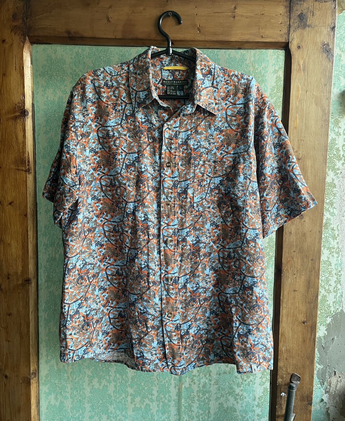 Royal Robbins Royal Robbins Short Sleeve Travel Linen Shirts Size US L / EU 52-54 / 3 - 1 Thumbnail
