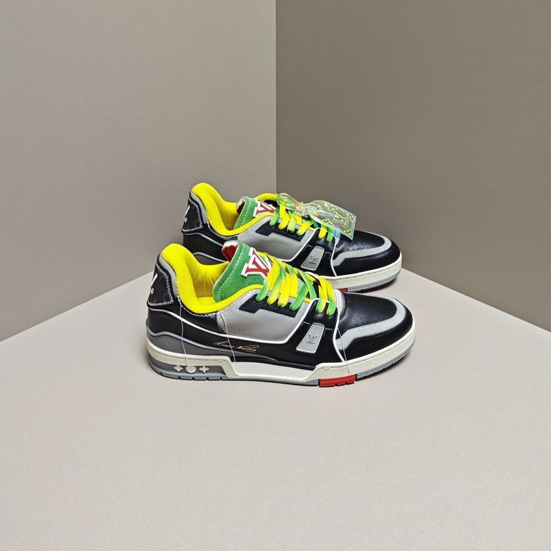 Louis Vuitton Louis Vuitton Bright Color Low-Top Trainers for Men -2508 Size US 9.5 / EU 42-43 - 6 Thumbnail