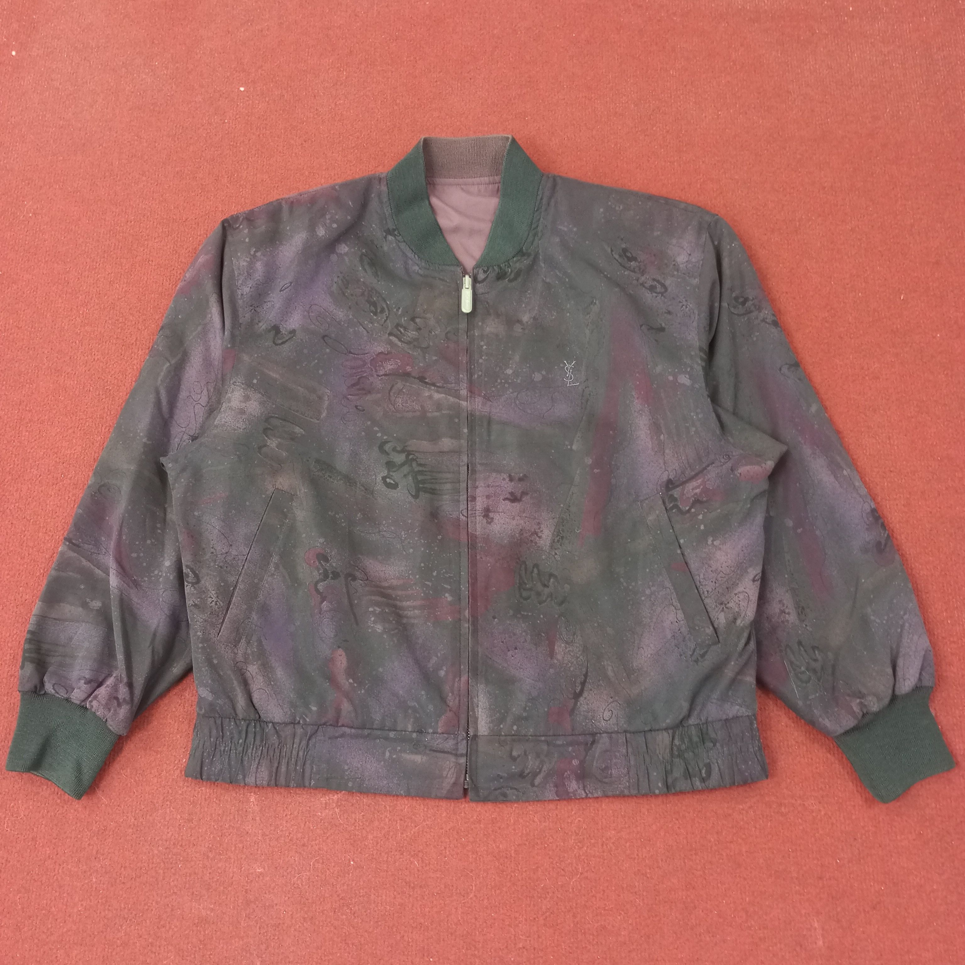 Yves Saint Laurent Yves Saint Laurent Fashion Brand Reversible Jacket c227n23 Size US L / EU 52-54 / 3 - 1 Thumbnail