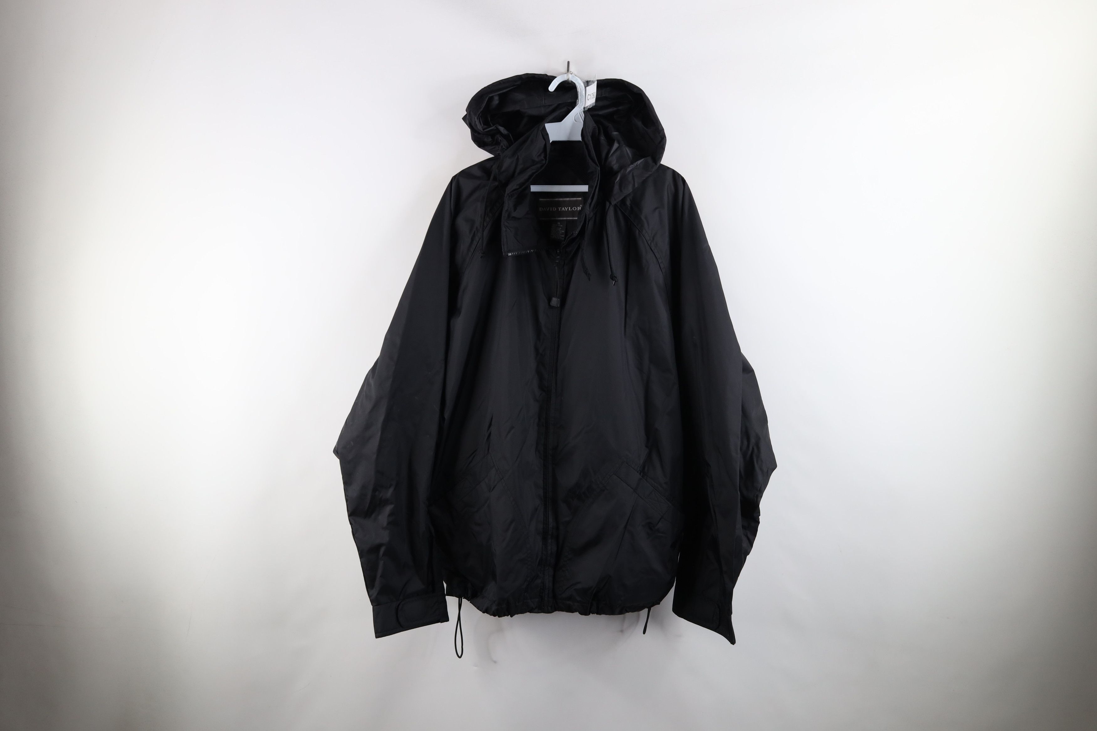 Vintage Vintage 90s Streetwear Full Zip Windbreaker Jacket Black Size US XL / EU 56 / 4 - 1 Thumbnail