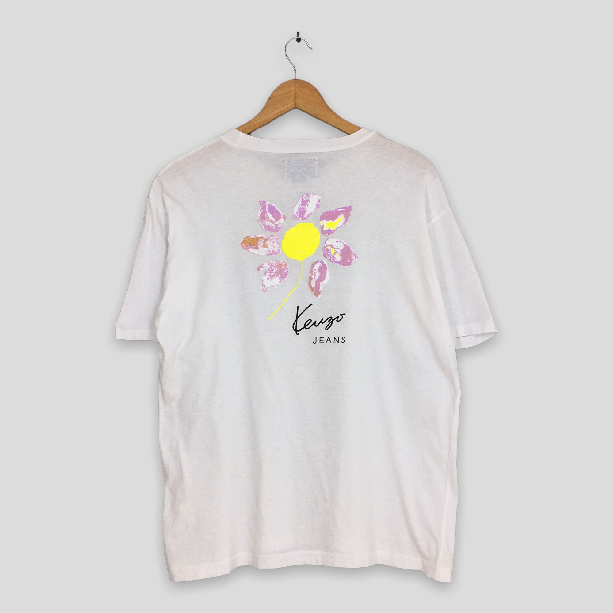 Japanese Brand Vintage Kenzo Beko Flower Tshirt Medium Size US M / EU 48-50 / 2 - 1 Thumbnail