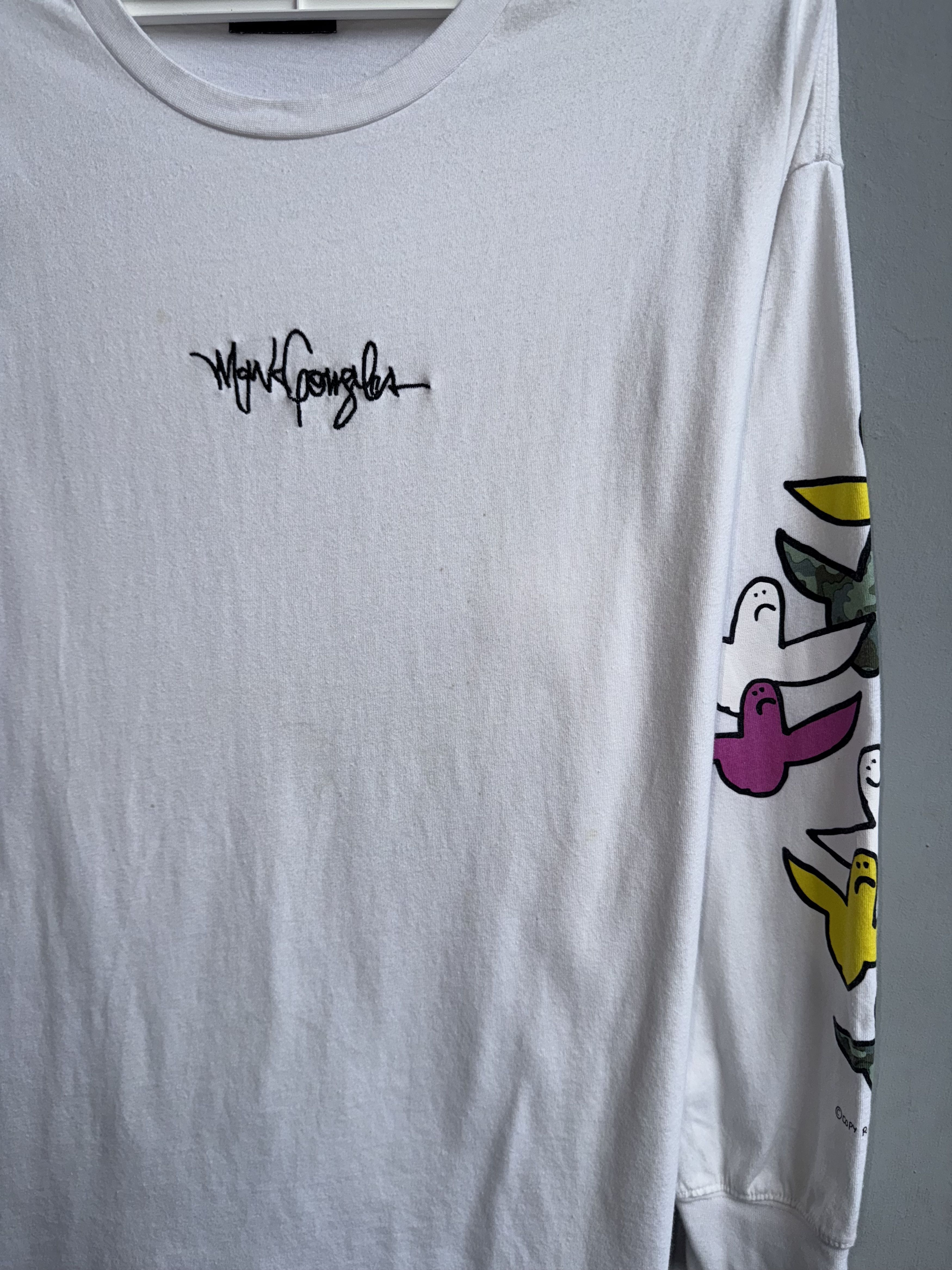 Other Mark Gonzales Angel Print Long Sleeve Shirt Size US L / EU 52-54 / 3 - 3 Thumbnail