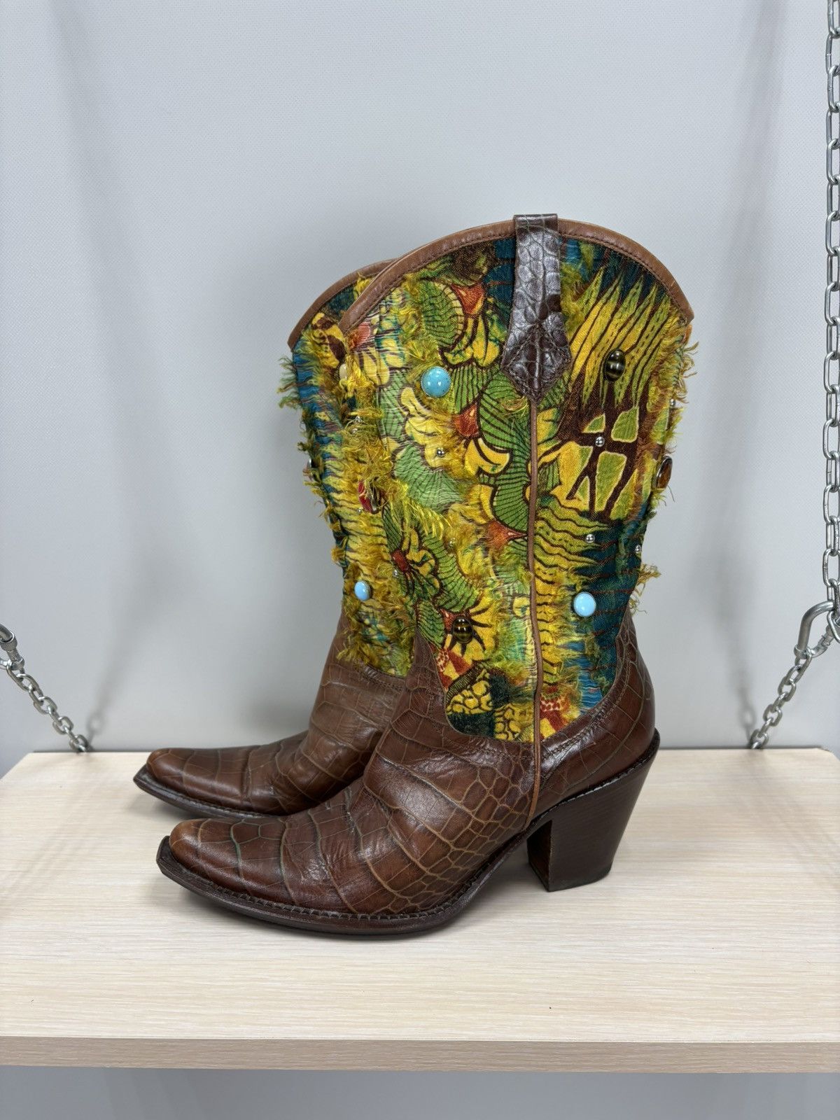 Other Womens western leather boots Size 38 Color Multicolor Size US 8 / IT 38 - 4 Thumbnail