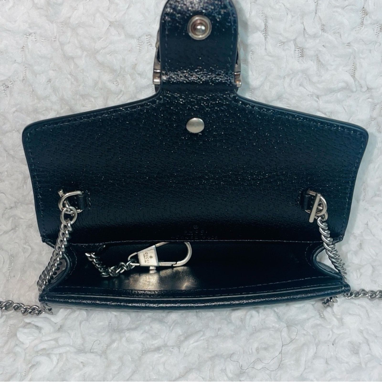 Gucci Gucci Dionysus Super Mini GG Denim Bag Size ONE SIZE - 9 Thumbnail