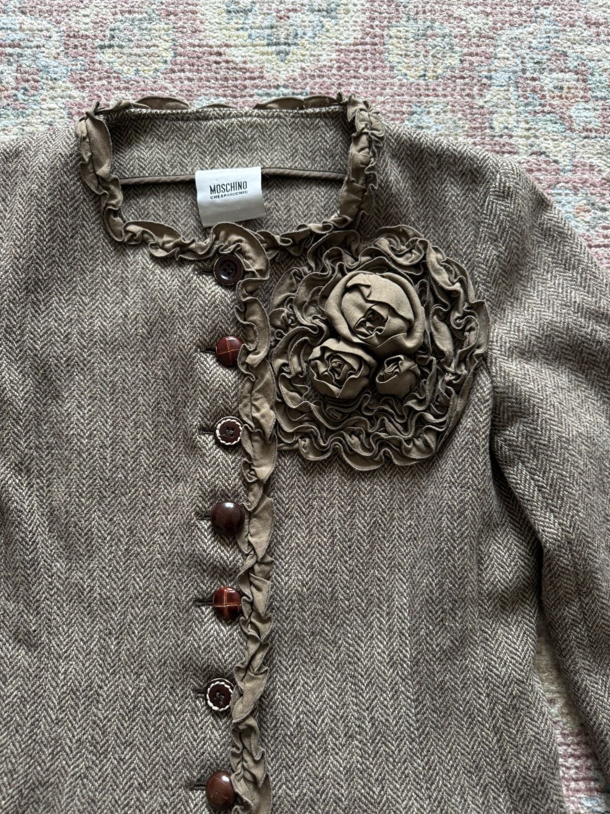 Moschino Moschino wool blend jacket vintage archive Size S / US 4 / IT 40 - 11 Thumbnail