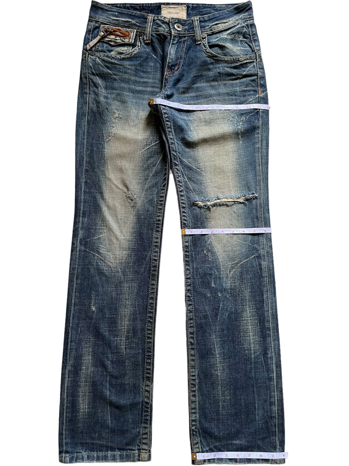 Japanese Brand Vintage Japanese Brand Rusty Mud Wash Distressed Loose Jeans Size US 33 - 15 Thumbnail