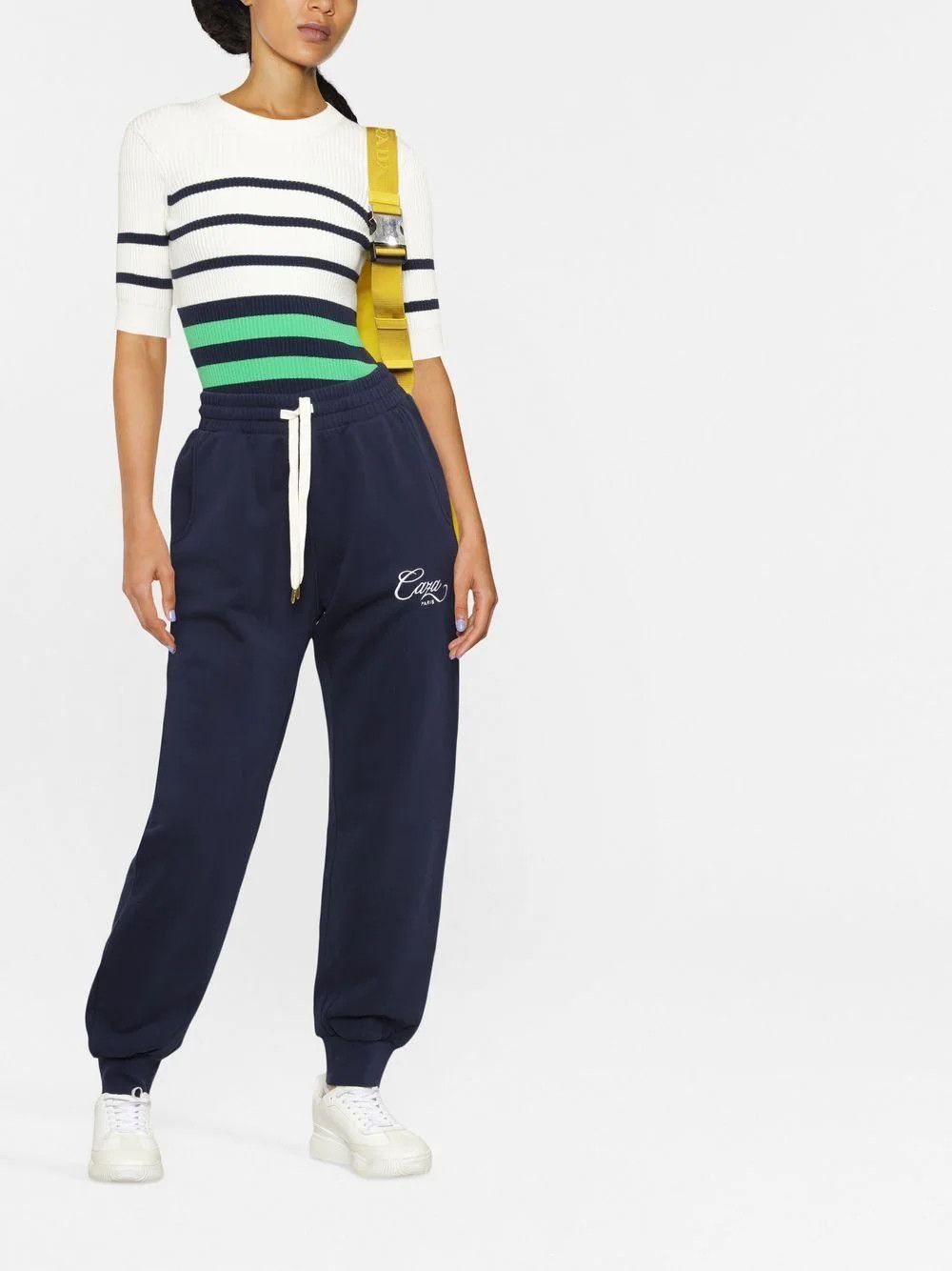 Casablanca Navy Caza Embroidered Logo Sweatpants Size US 36 / EU 52 - 2 Thumbnail