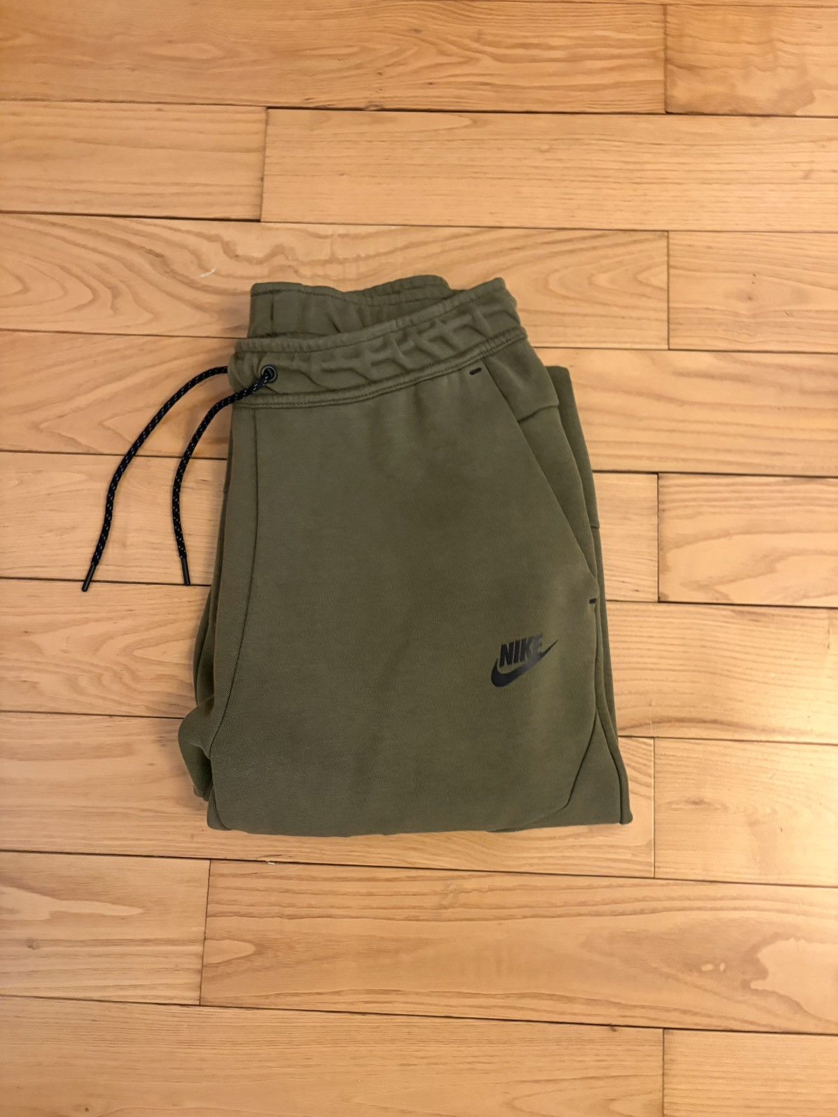 Nike Nike Tech Fleece bottoms olive - khaki Size US 28 / EU 44 - 3 Thumbnail