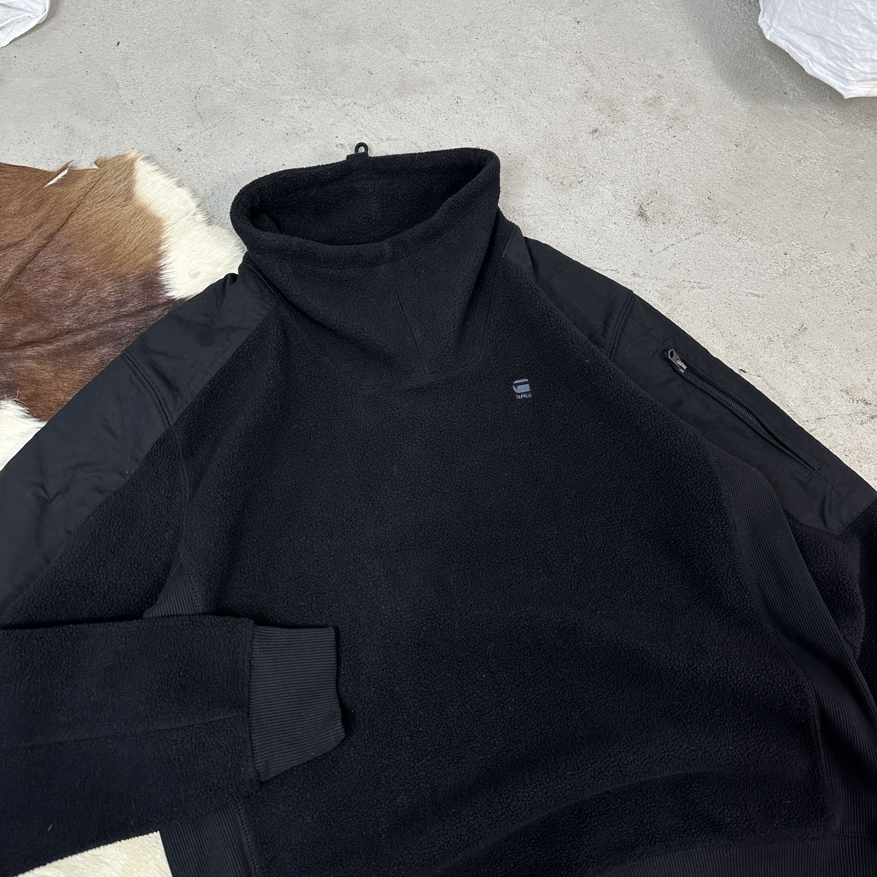Vintage G-Star Fleece Sweatshirt Size US M / EU 48-50 / 2 - 3 Thumbnail