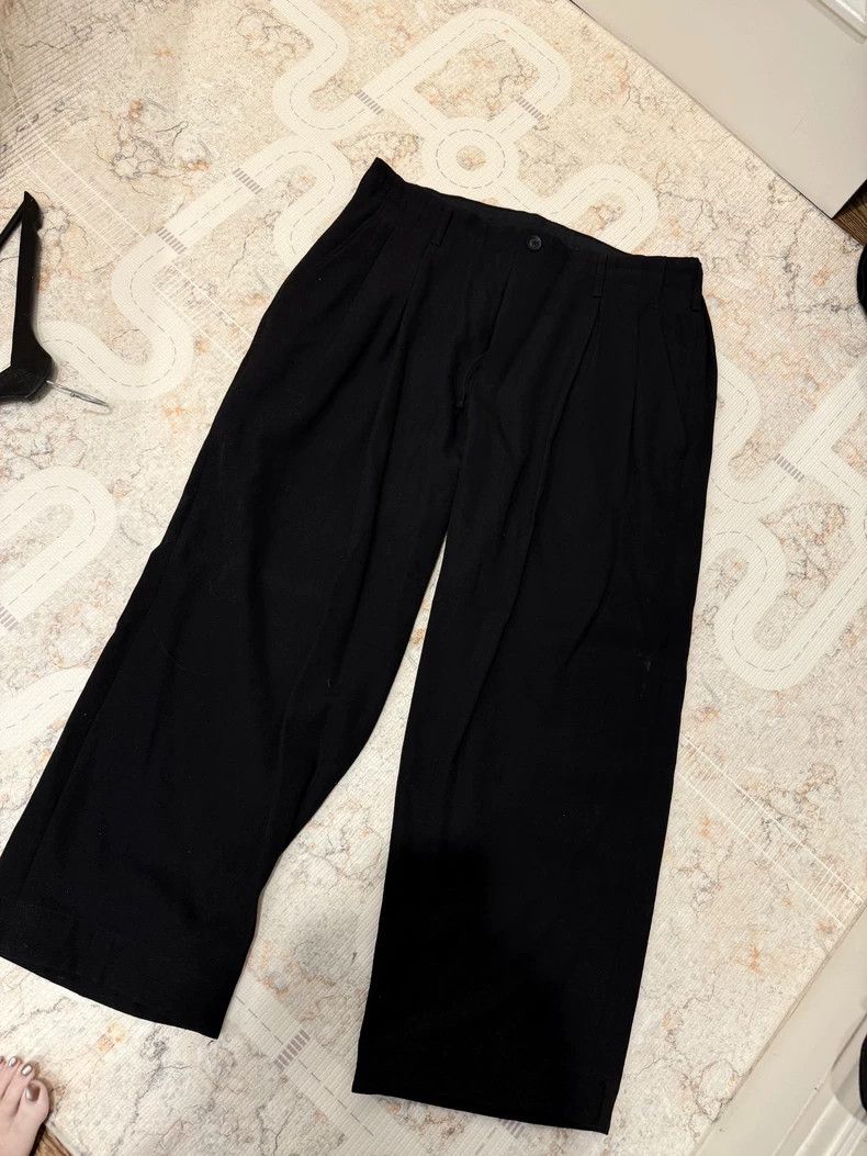Yohji Yamamoto Yohji Yamamoto Men's Wool Pants 3 Size US 39 - 1 Thumbnail