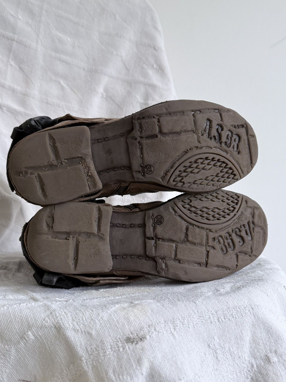 A.S.98 Avant Garde A.S. 98 14th Addiction Style Leather Boots Size US 5.5 / EU 38 - 9 Thumbnail