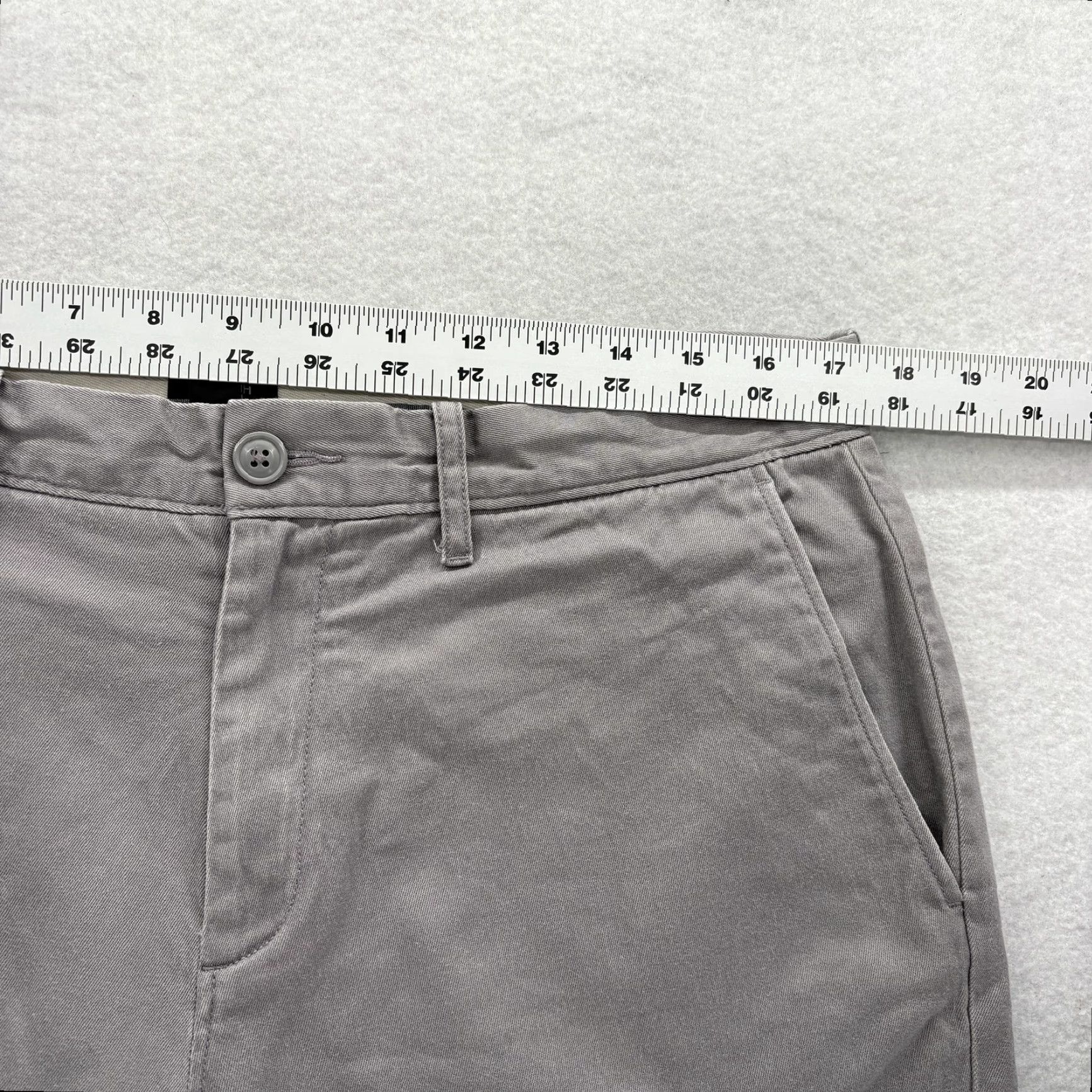 J.Crew J.Crew 770 Straight Pants Mens 33x32 Gray Chino Casual Workwear Stretch Cotton Spandex Flat Front ZIP Pockets 90s? Size US 33 - 7 Thumbnail