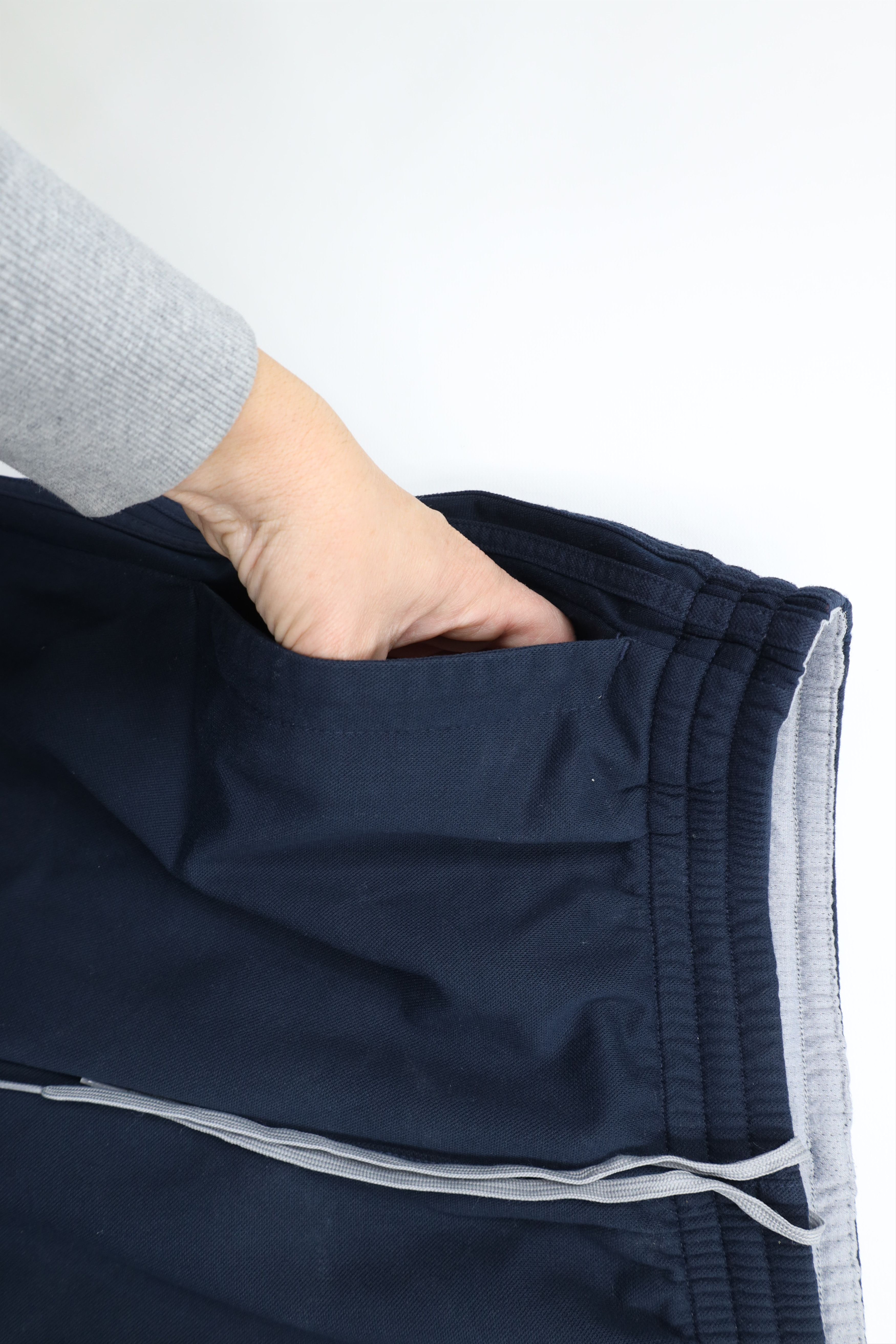Adidas × Vintage Vintage Adidas Spell Striped Wide Leg Sweatpants Pants Blue Size US 34 / EU 50 - 7 Thumbnail