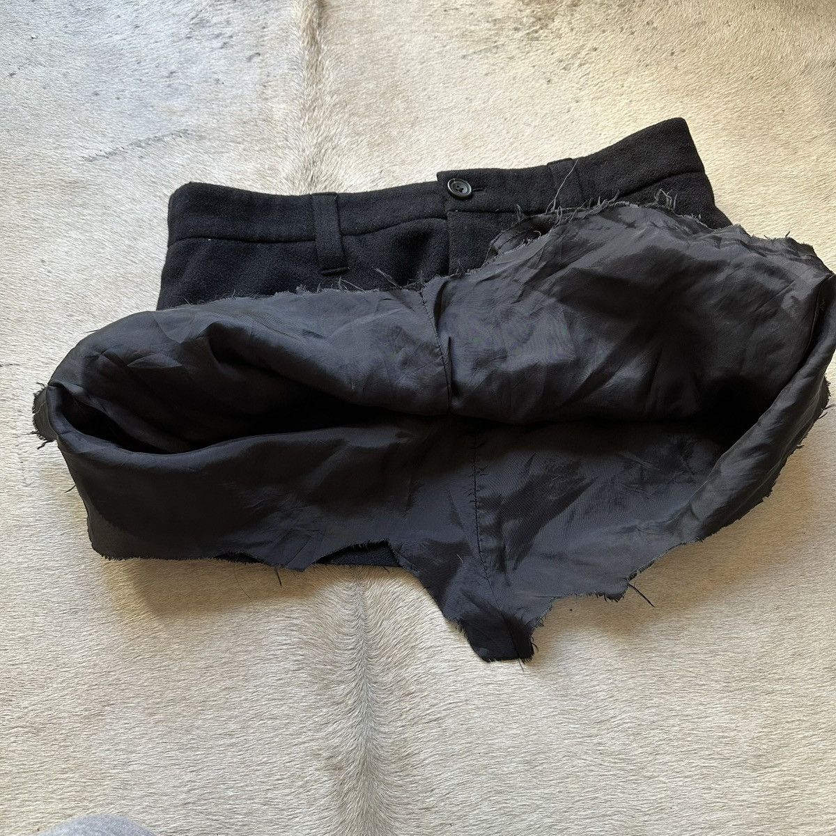 If Six Was Nine If six was nine distressed cashmere skirt Size 28" / US 6 / IT 42 - 7 Thumbnail