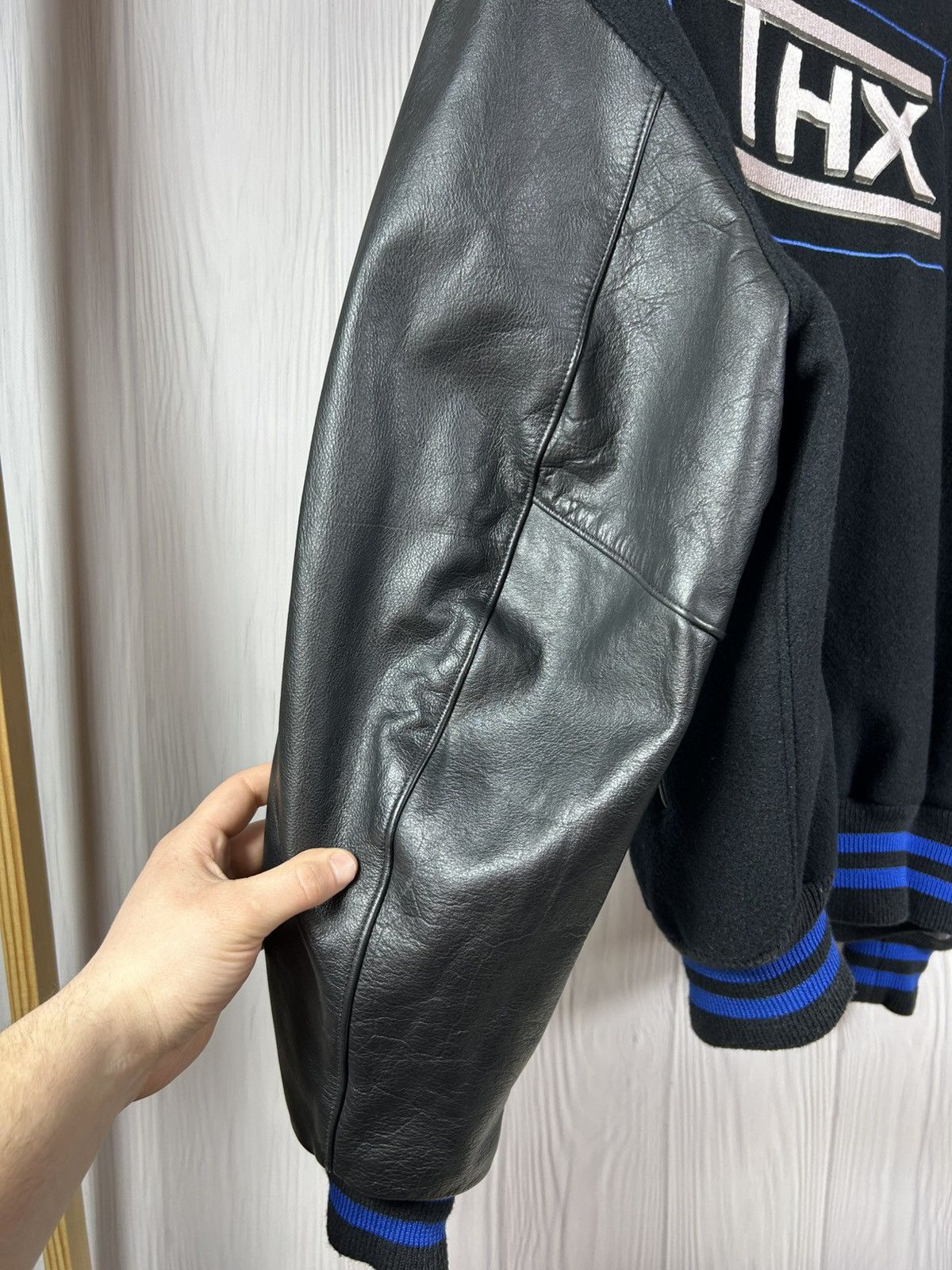 Star Wars Very Rare Lucasfilm Ltd Company THX Letterman Crew Jacket L Size US L / EU 52-54 / 3 - 10 Thumbnail