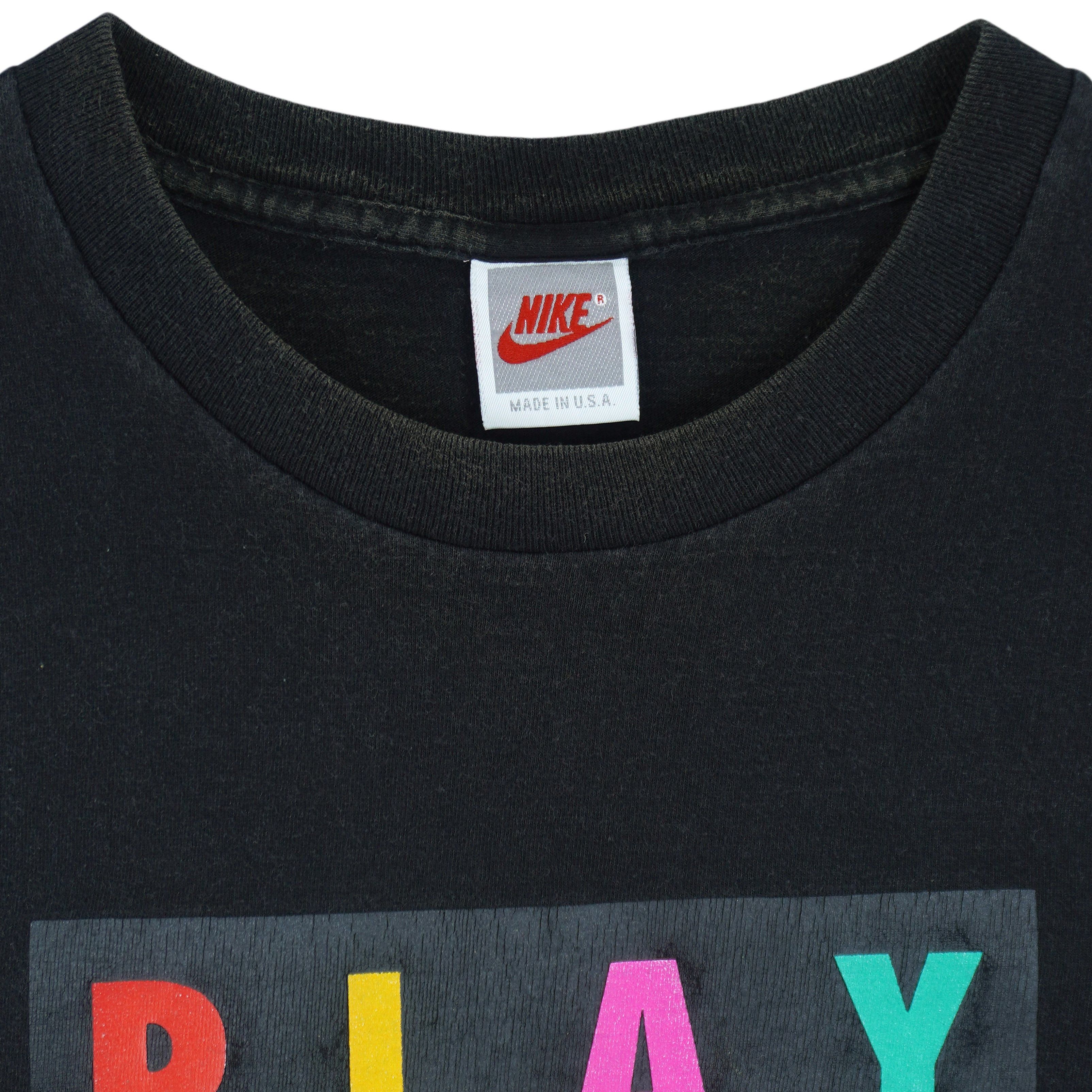 Nike Participate In The Lives Of America's Youth T-Shirt 1990s Size US L / EU 52-54 / 3 - 4 Thumbnail